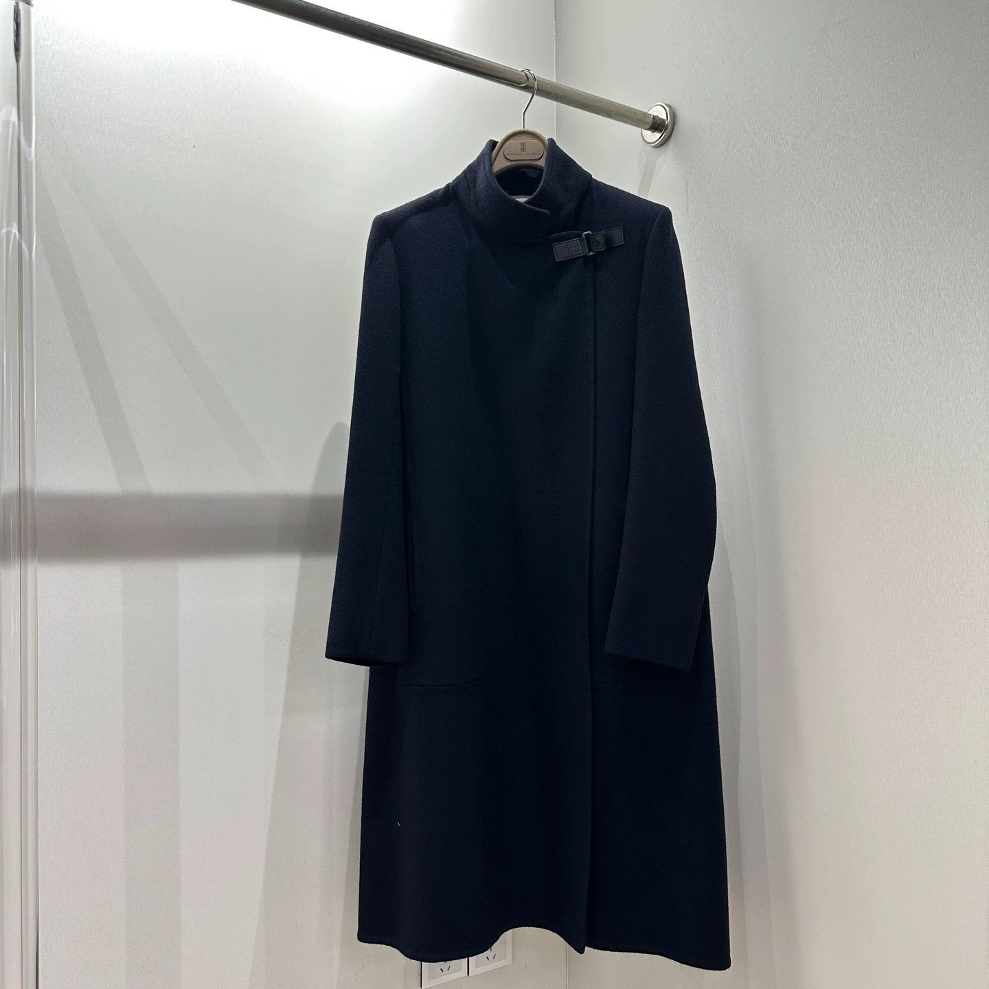 Hermes Hermes mar127 cashmere leather buttons overcoat size 40 Size M / US 6-8 / IT 42-44 - 1 Thumbnail
