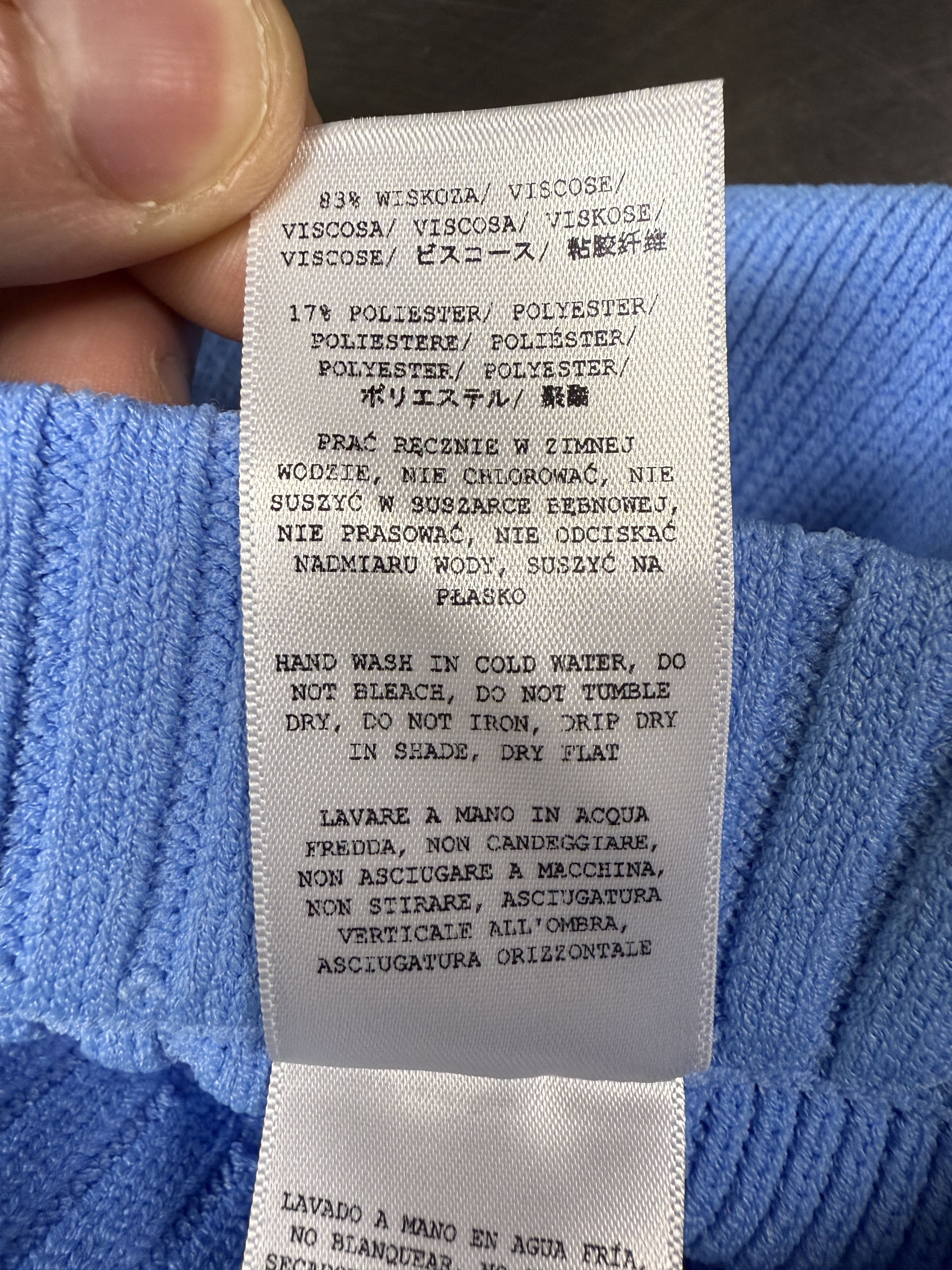 Misbhv $320 MISBHV Blue Knit Seamless Flared Pants Size 28" / US 6 / IT 42 - 11 Thumbnail