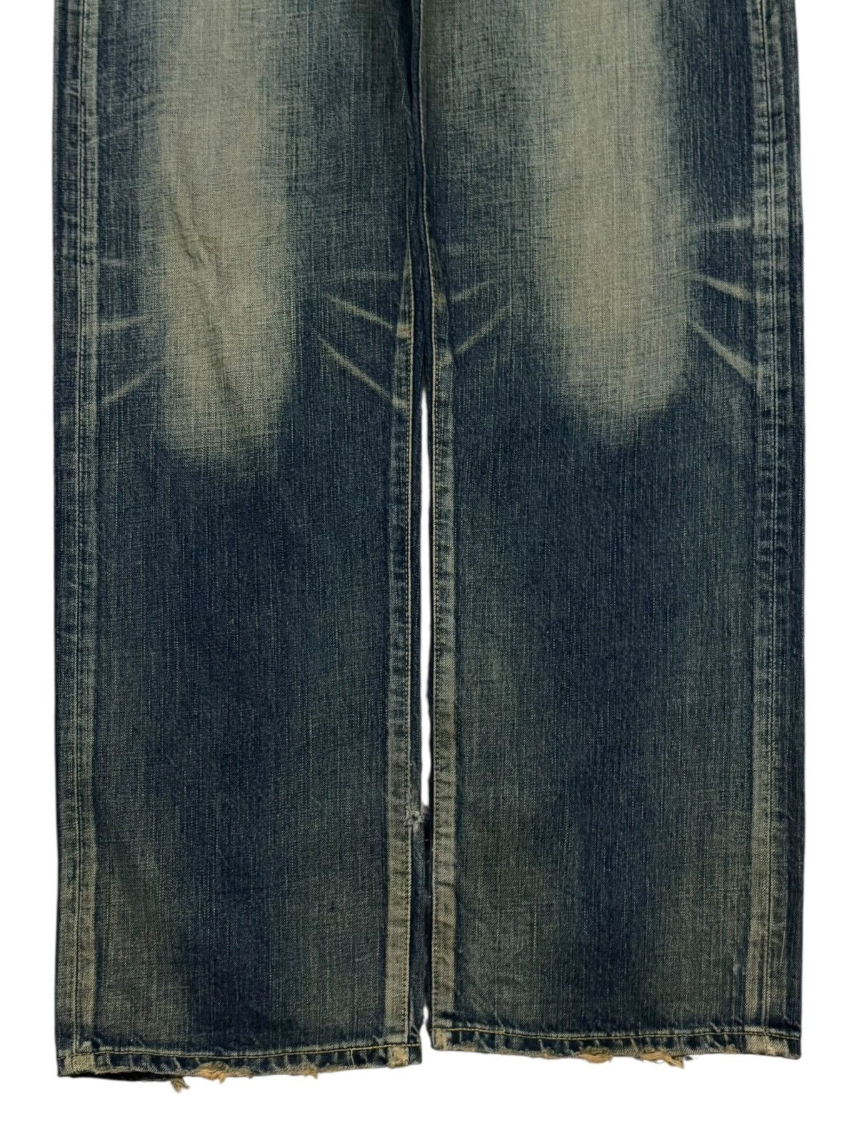 Edwin Vintage 00s Edwin 504 Japan, Vintage Faded Denim Jeans | W34 Size US 34 / EU 50 - 6 Thumbnail