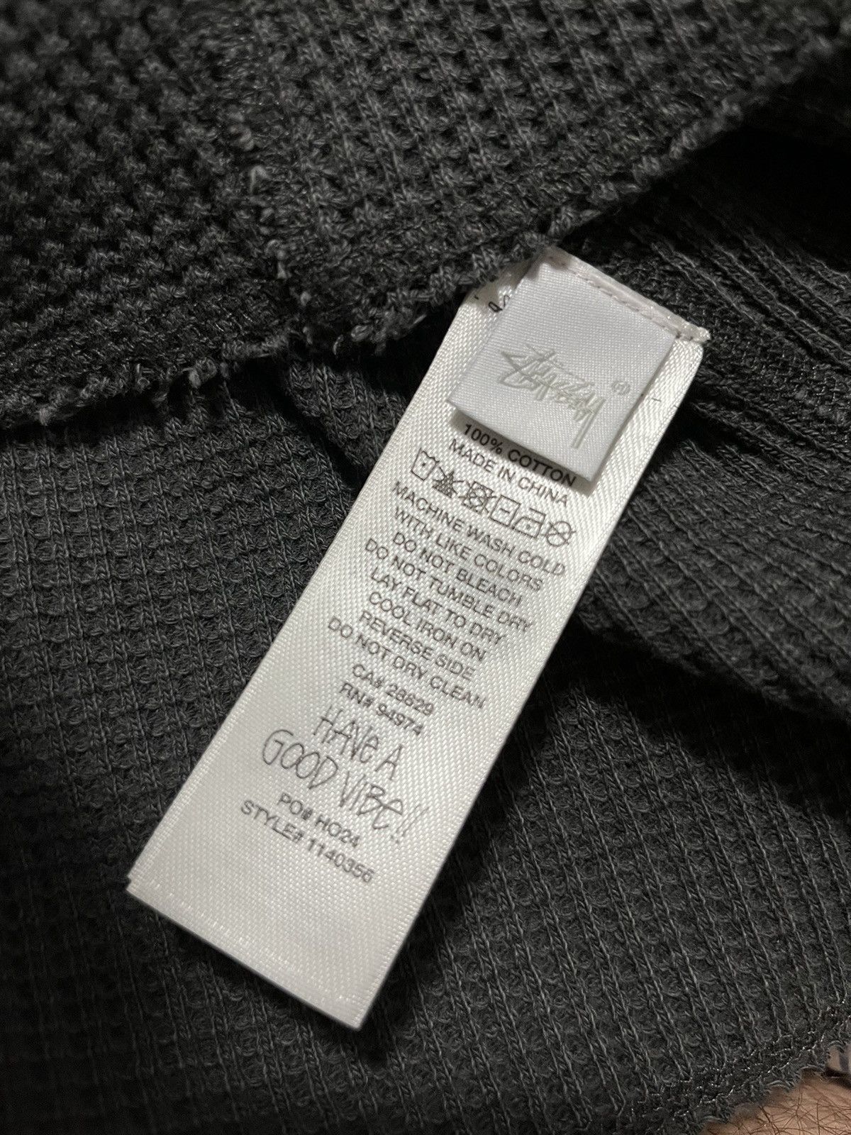 Stussy Stussy Washed Raglan Thermal Size US L / EU 52-54 / 3 - 7 Thumbnail