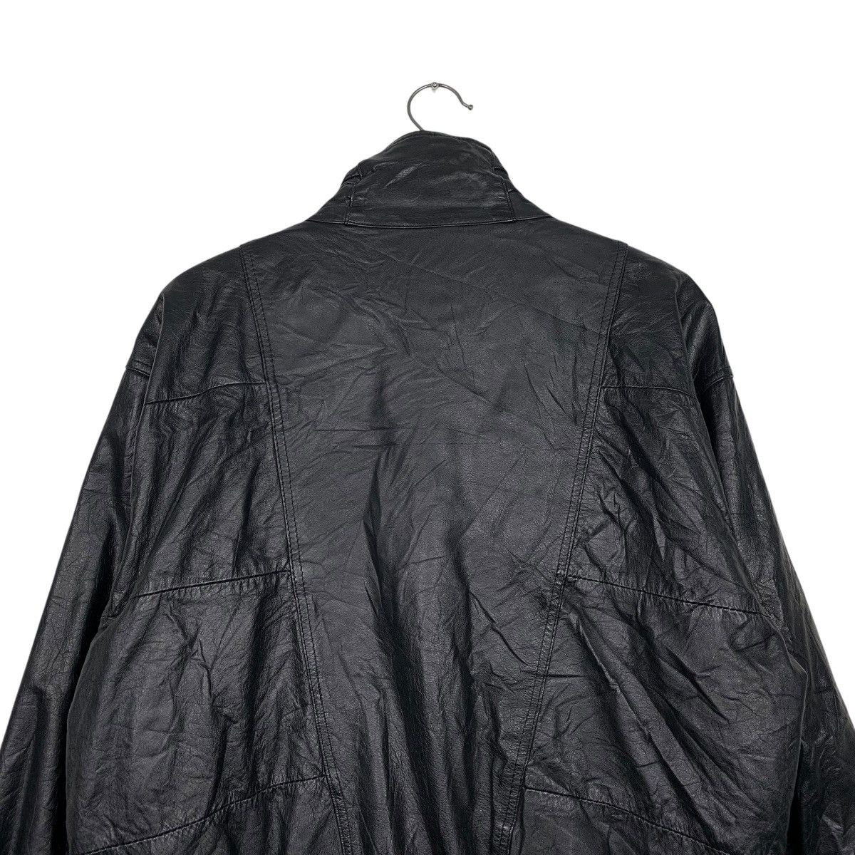 Japanese Brand Valentino Uomo Leather Jacket Size US L / EU 52-54 / 3 - 8 Thumbnail
