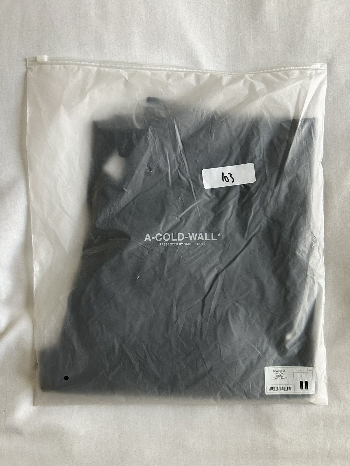 A-COLD-WALL* A Cold Wall ACW Cinch Pants Onyx Large Size US 34 / EU 50 - 10 Thumbnail