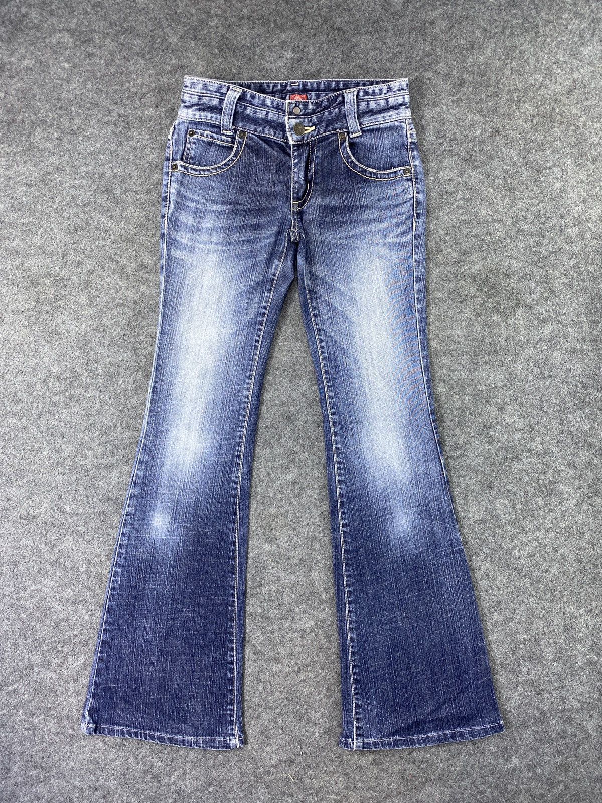 Japanese Brand × Jean Bobson Bootcut Blue Wash Jeans - J1101 Size 26" / US 2 / IT 38 - 1 Thumbnail