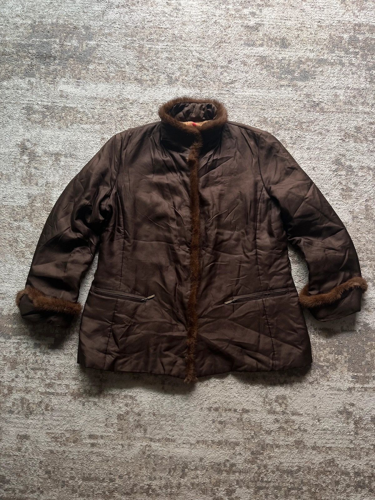 Burberry Burberry Sz 46 / XL 96% Silk Jacket Plaid Lining Size XL / US 12-14 / IT 48-50 - 19 Thumbnail
