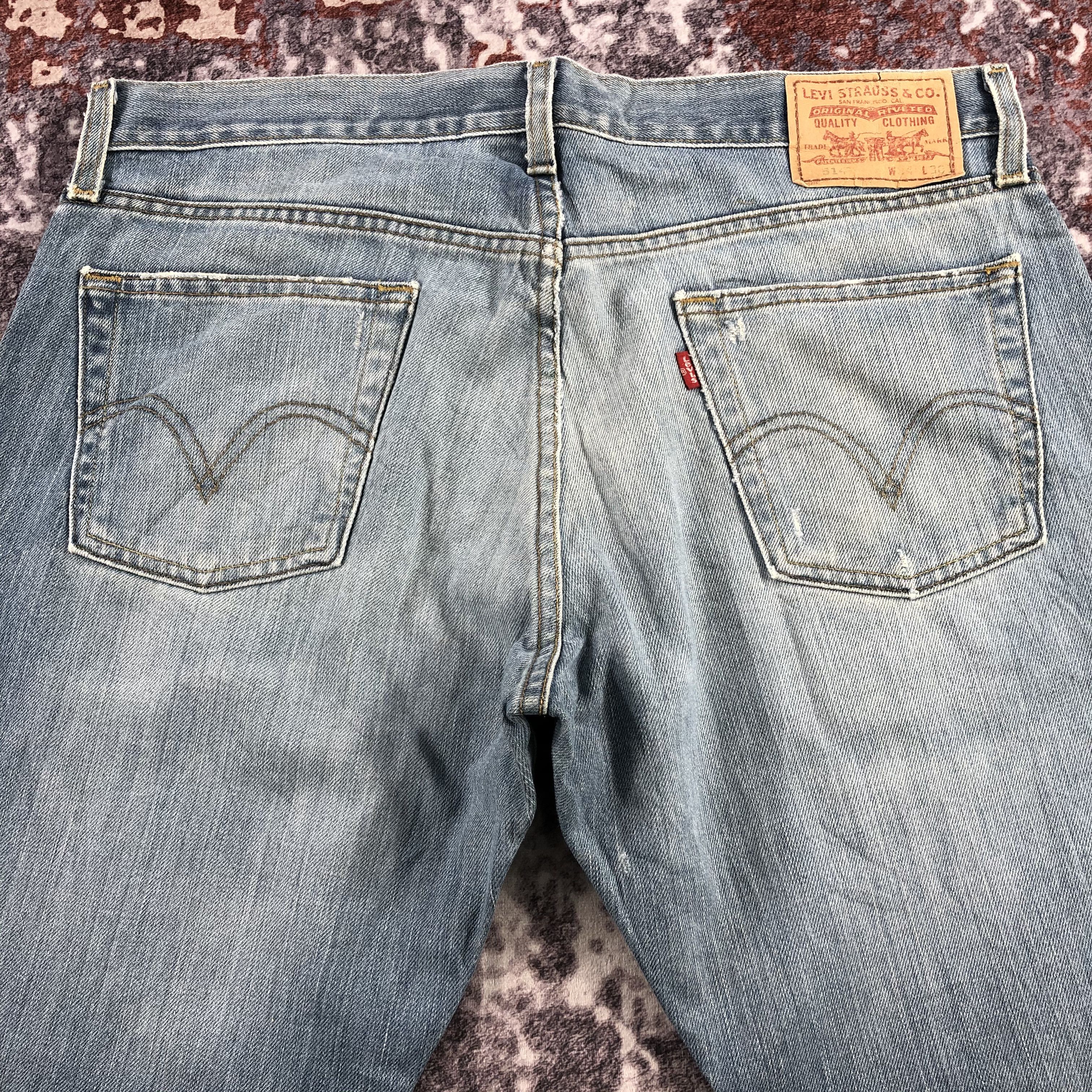 Levi's × Vintage Vintage Blue Wash Levis 514 Jeans-JM2607 Size US 36 / EU 52 - 5 Thumbnail