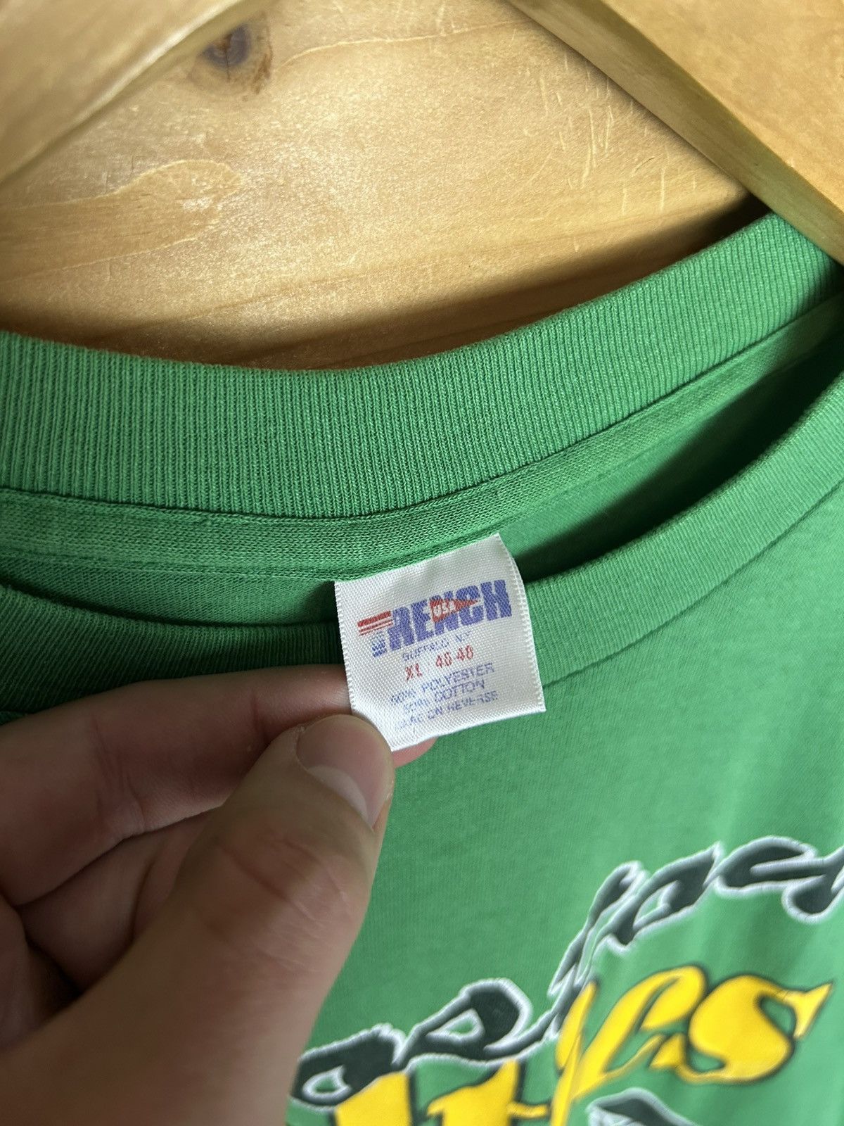 NBA Vintage 1991 Boston Celtics single stitch t shirt Size US XL / EU 56 / 4 - 12 Thumbnail