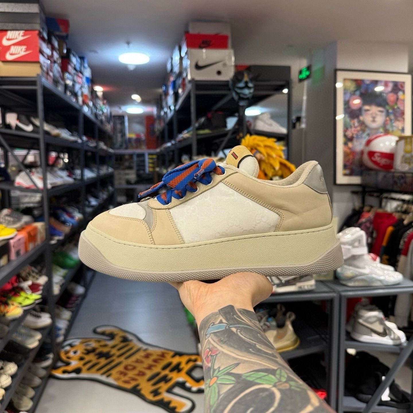 Gucci Gucci Screener Sneakers Size US 10 / EU 43 - 1 Thumbnail
