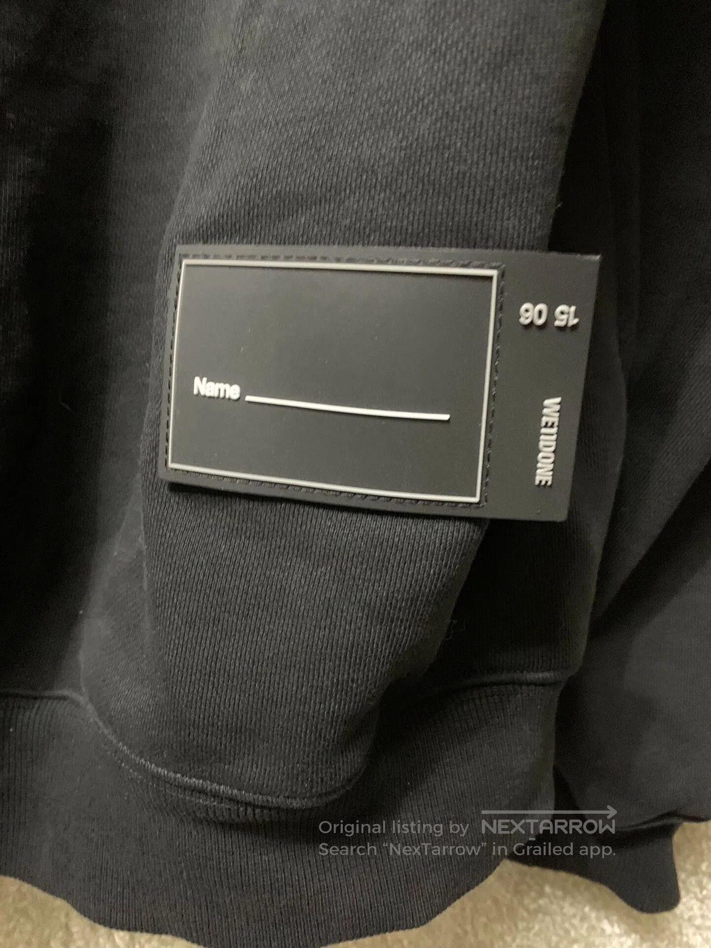 WE11DONE WETIDONE Men's Hoodie L. Size US L / EU 52-54 / 3 - 6 Thumbnail