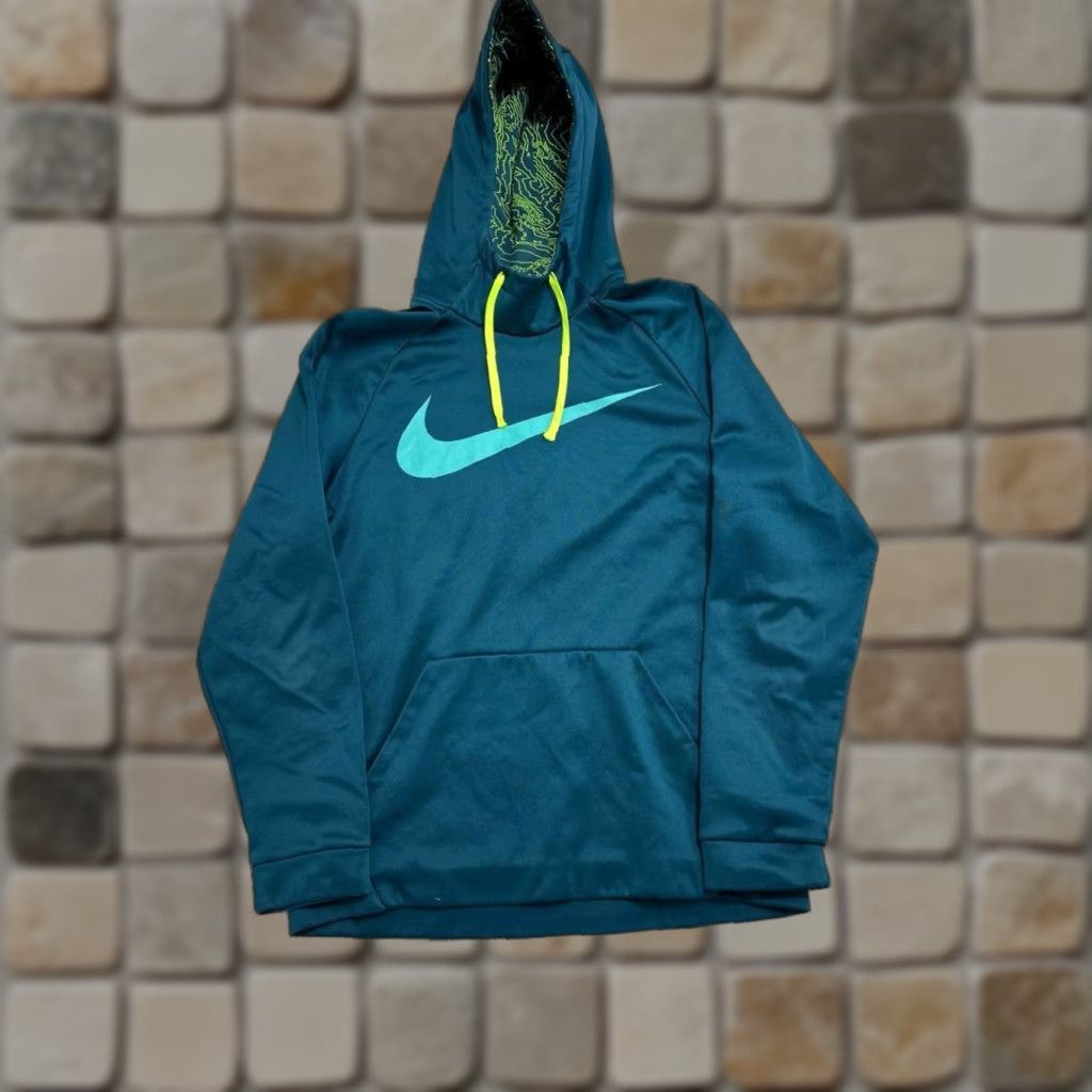 Nike Nike Therma Training Hoodie Men M Blue Logo Dri Fit Athleisure Pullover Size US M / EU 48-50 / 2 - 1 Thumbnail