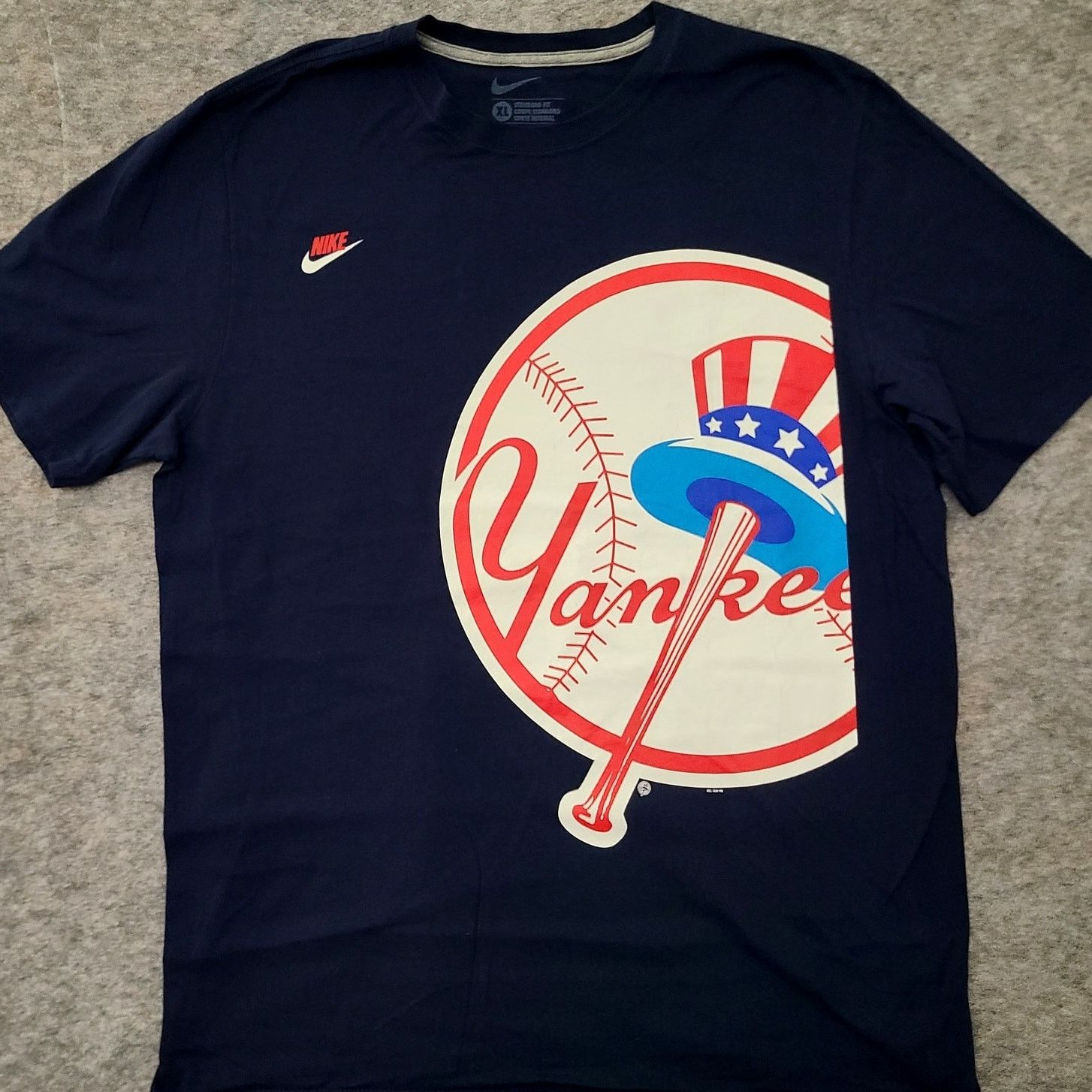 Nike Nike Yankees Shirt Mens Extra Large Blue Large Graphic MLB Size US XL / EU 56 / 4 - 1 Thumbnail