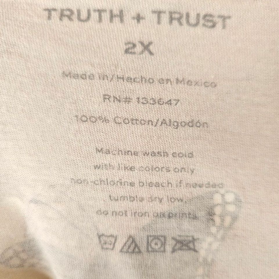 Vintage Truth And Trust Sunflowers T Shirt Mens 2XL Yellow Butterfly Nature Crew Neck Short Sleeve Shirt Mens Size US XXL / EU 58 / 5 - 7 Thumbnail