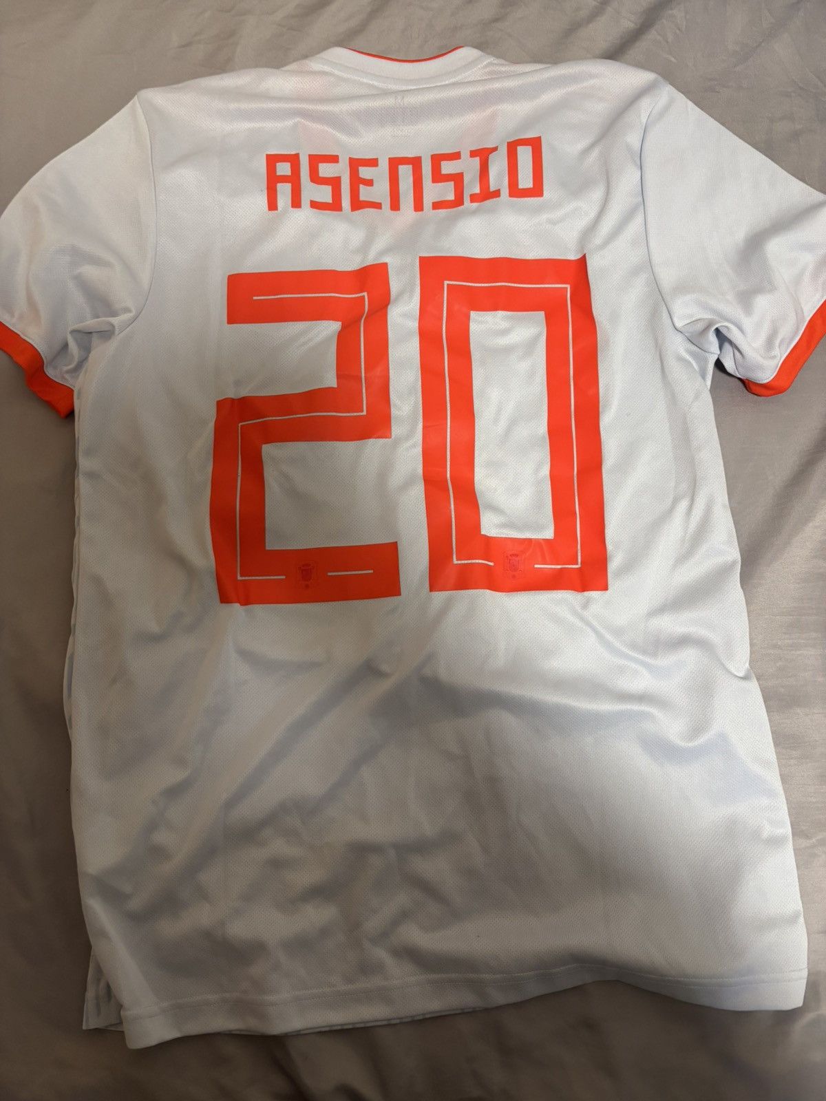 Adidas Spain away 2018 asensio shirt Size US M / EU 48-50 / 2 - 2 Thumbnail