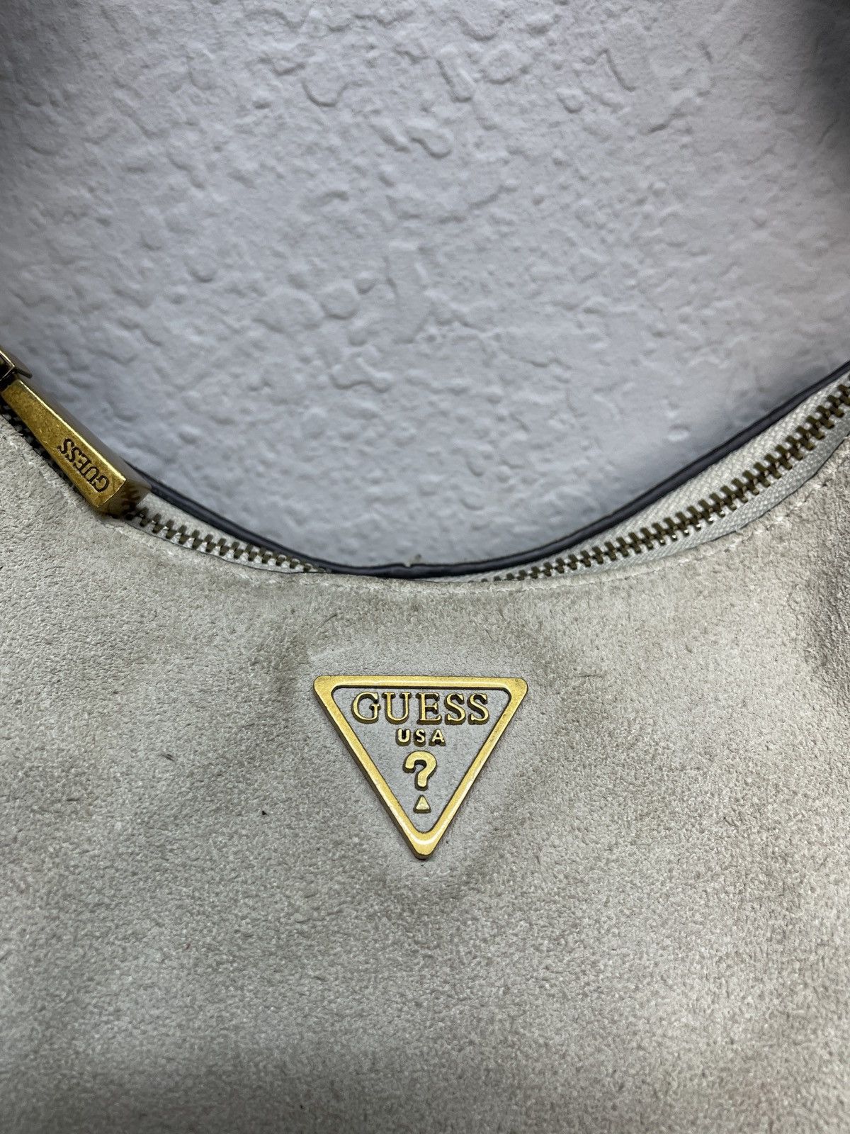 Guess × Vintage Vintage y2k Guess Baguette Avantgarde Shoulder Bag Hobo Size ONE SIZE - 4 Thumbnail