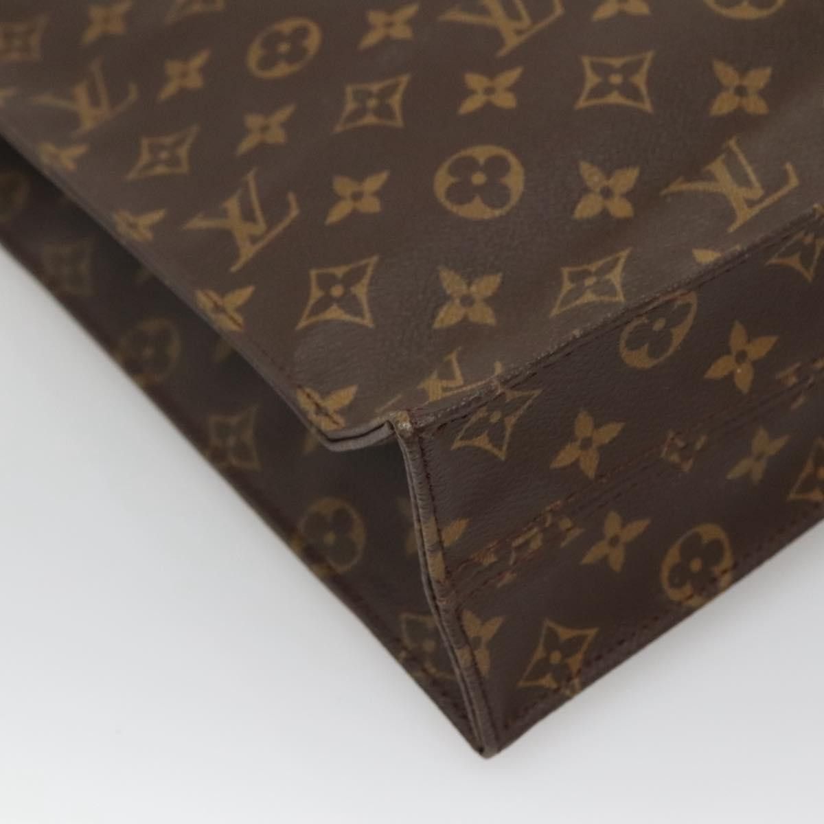 Louis Vuitton LOUIS VUITTON Monogram Sac Plat Hand Bag M51140 Size ONE SIZE - 16 Thumbnail