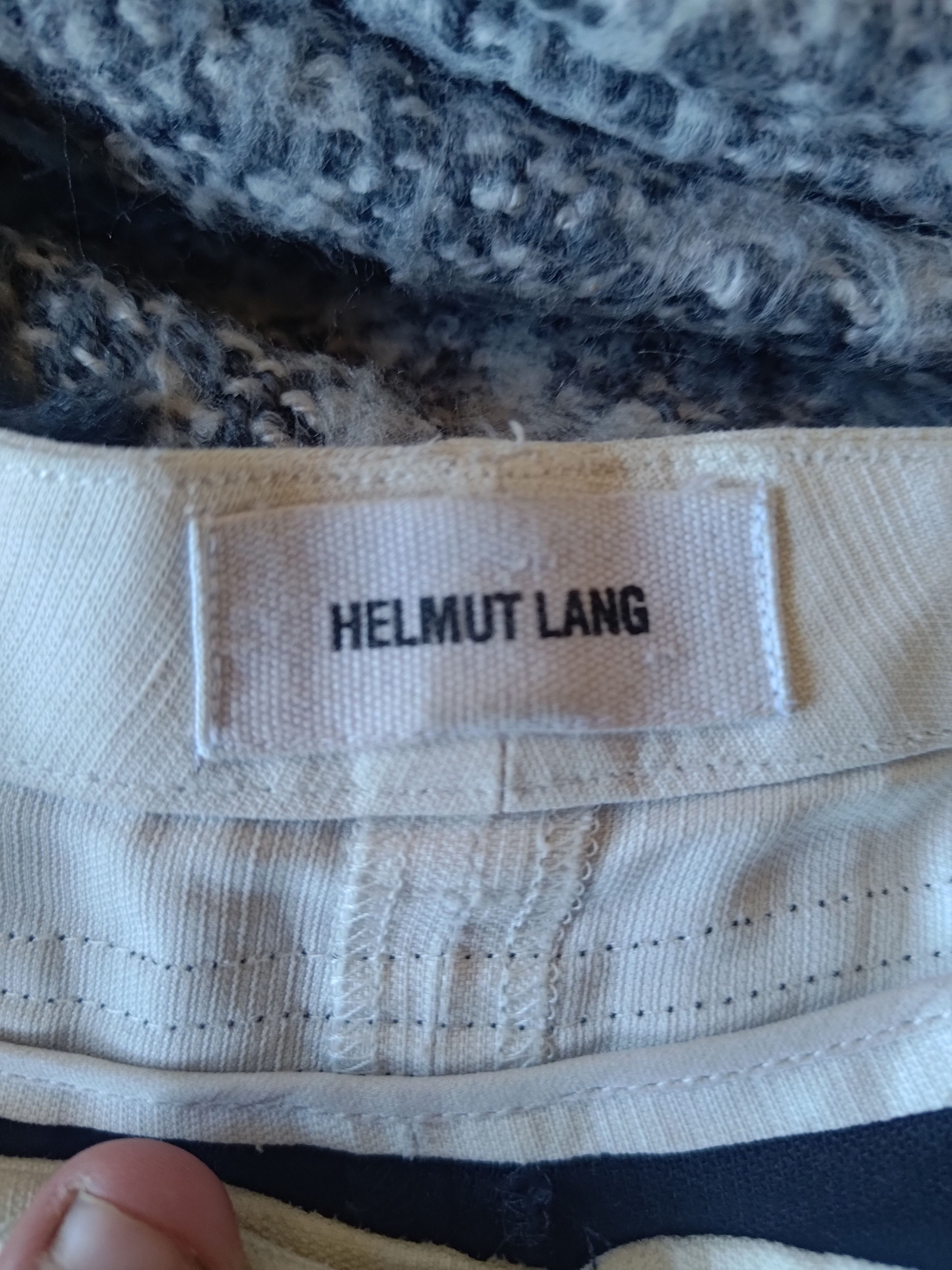Helmut Lang Helmut Lang casual silk pants with white waistband Size US 32 / EU 48 - 3 Thumbnail
