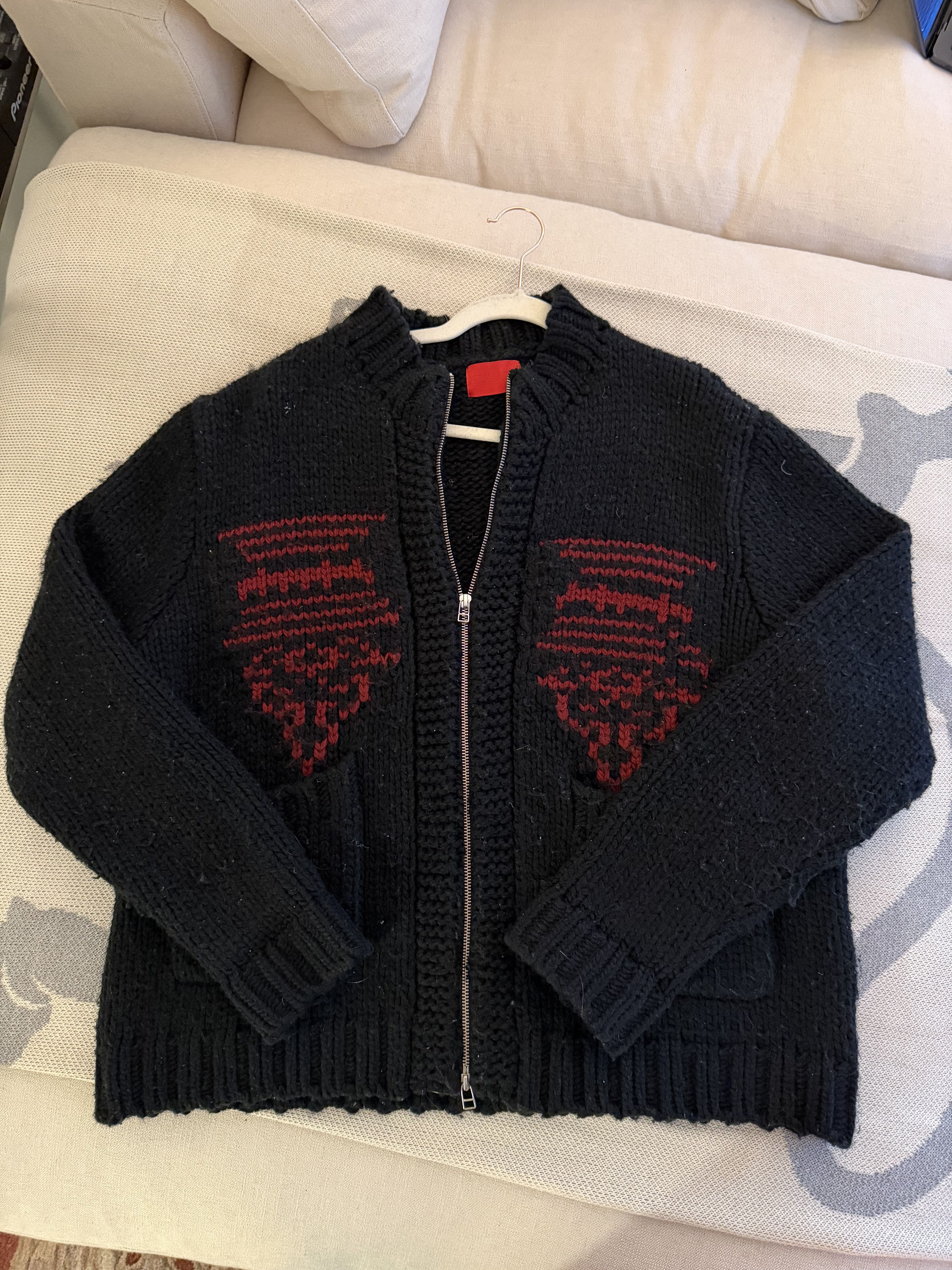 Fugazi Fugazi Medallion Zip Knit Black Size US M / EU 48-50 / 2 - 2 Thumbnail