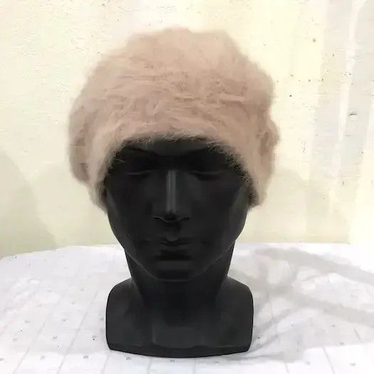 Japanese Brand Japanese Brand Angora Fleece Beanie Hat Size ONE SIZE - 3 Thumbnail