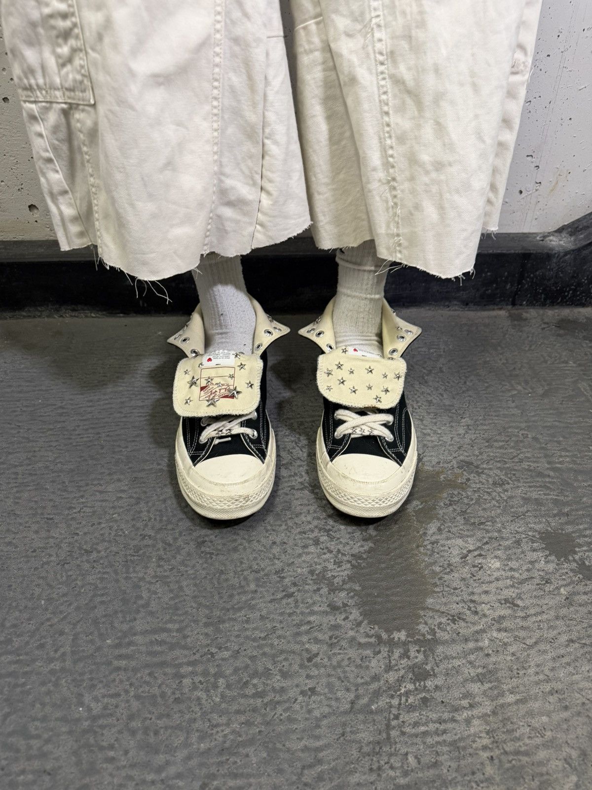 Comme des Garcons LPS CDG Converse Rework Size US 12 / EU 45 - 4 Thumbnail
