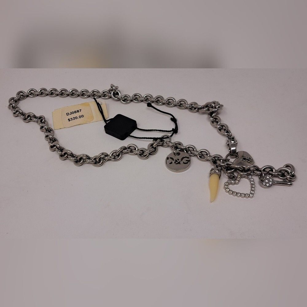 Dolce & Gabbana NWT Dolce & Gabbana D&G Jewels Necklace Jewelry Stainless S Size ONE SIZE - 8 Thumbnail