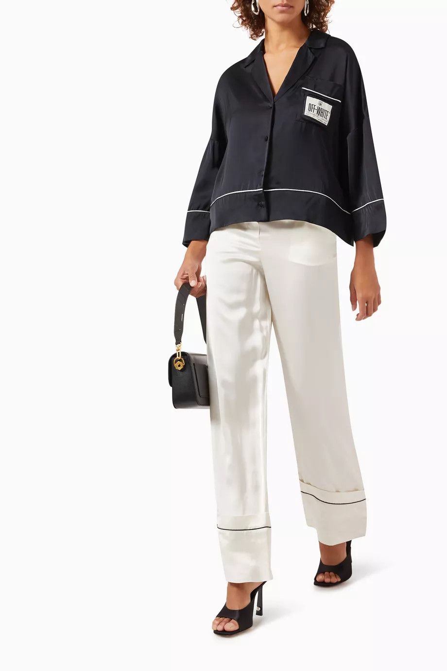 Off-White o1y1225 Sweatpant in White Size 26" / US 2 / IT 38 - 4 Thumbnail
