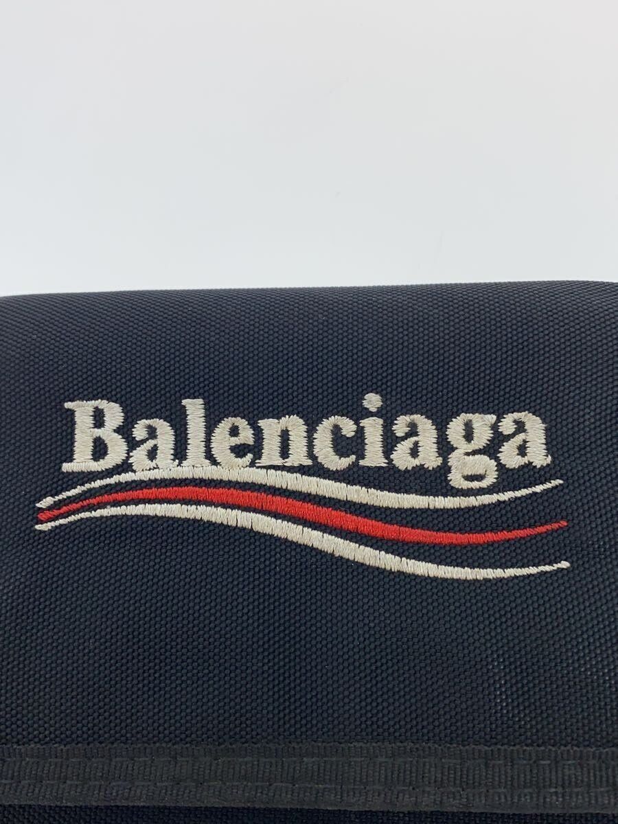 Balenciaga Balenciaga Nylon Bi-Fold Wallet Black Size ONE SIZE - 3 Thumbnail