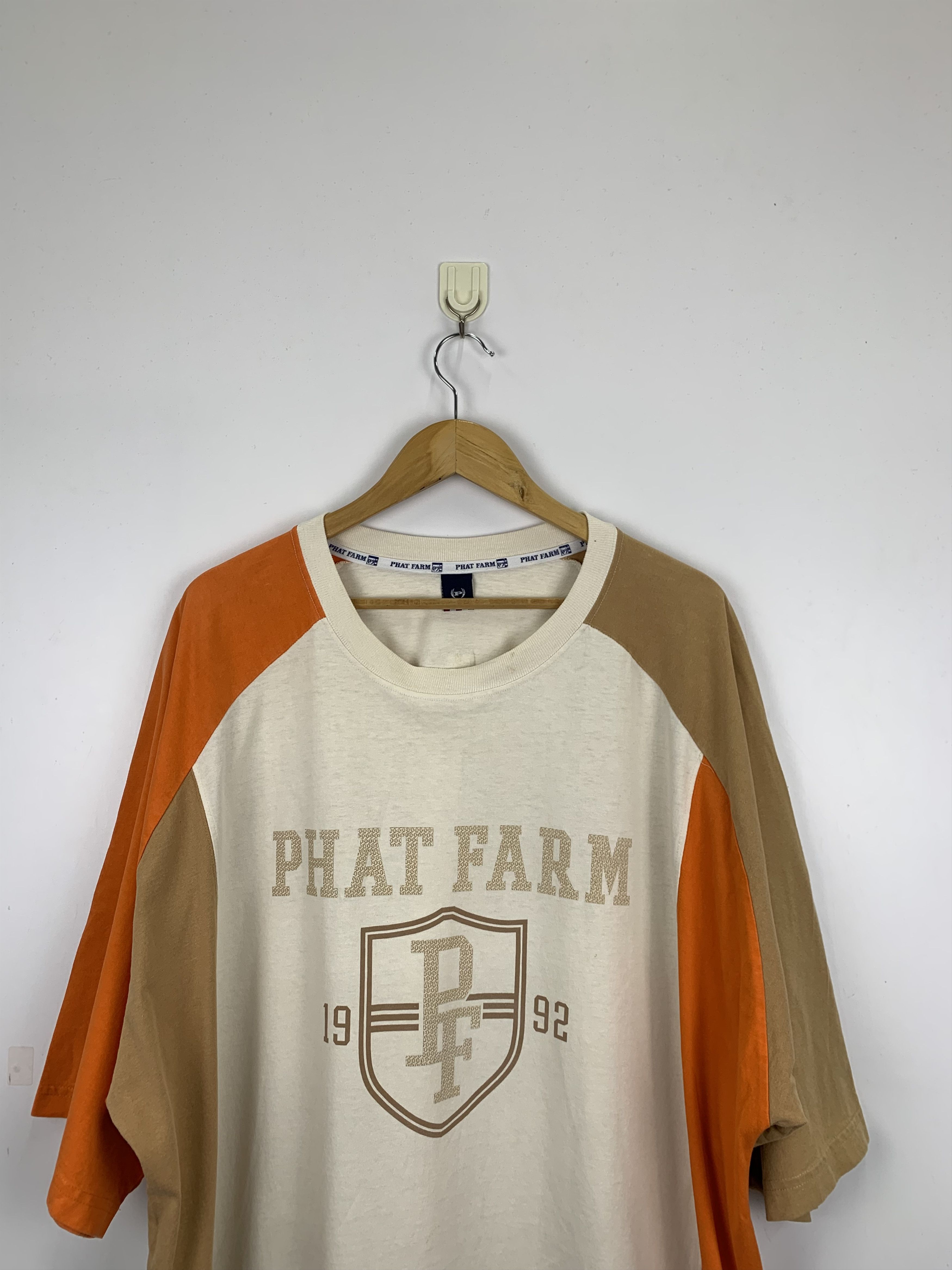 Phat Farm Vintage Phat Farm Tee TA0034 Size US XXL / EU 58 / 5 - 2 Thumbnail