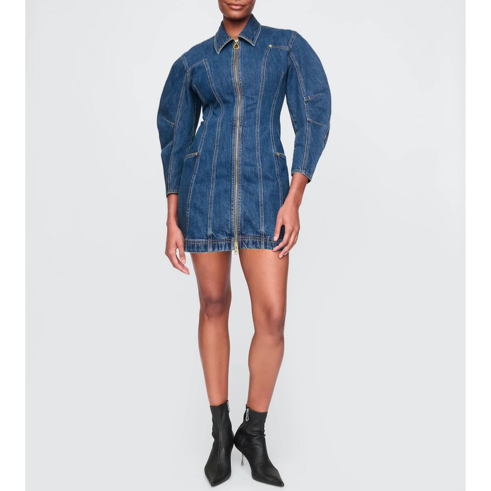 Gap × Cult Gaia - Barrel Denim Mini Dress / S / NWT