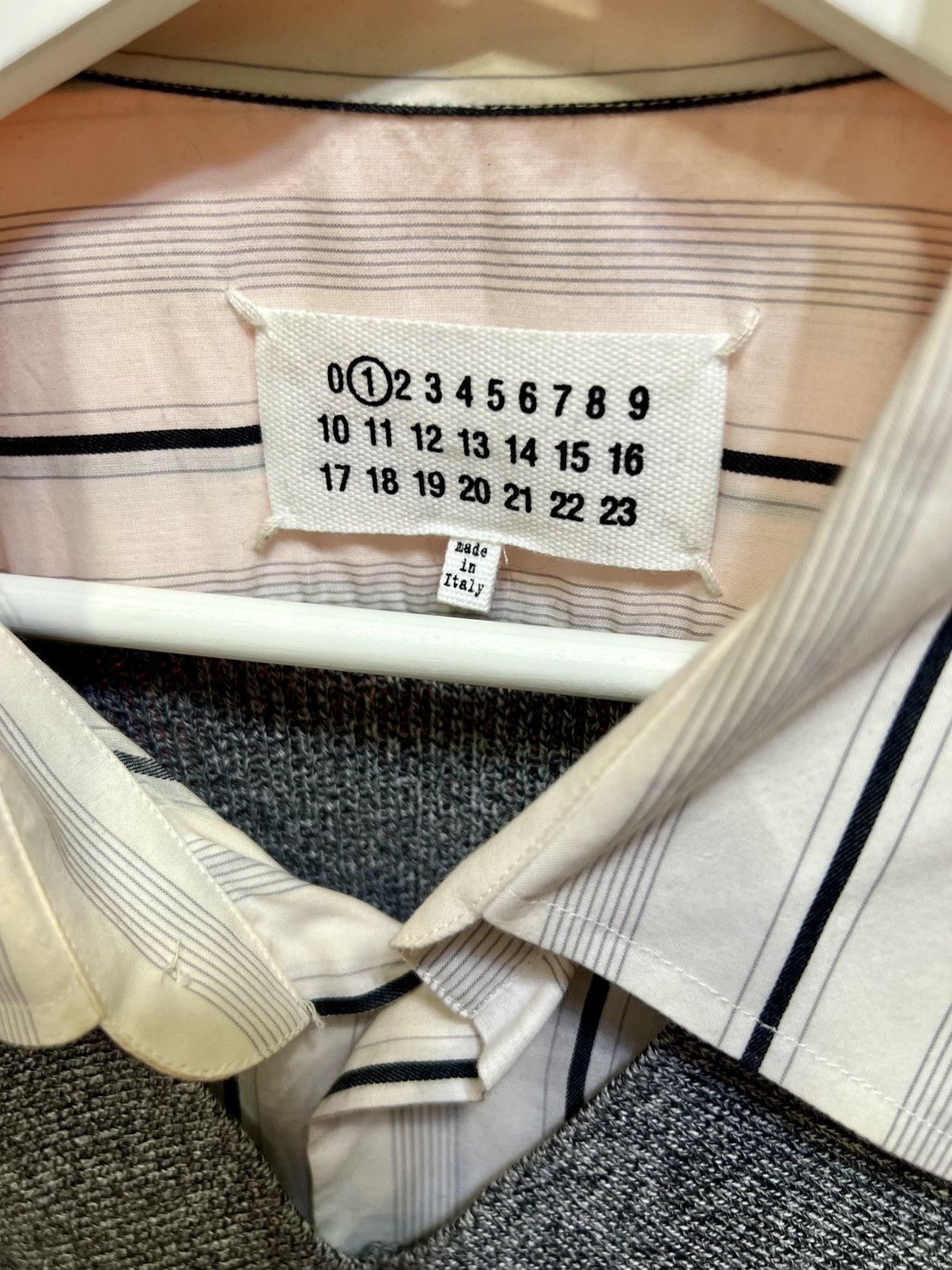 Maison Margiela JOHN GALLIANO super oversized trompr l’oeil shirt, s/s 2020 Size US XXL / EU 58 / 5 - 6 Thumbnail