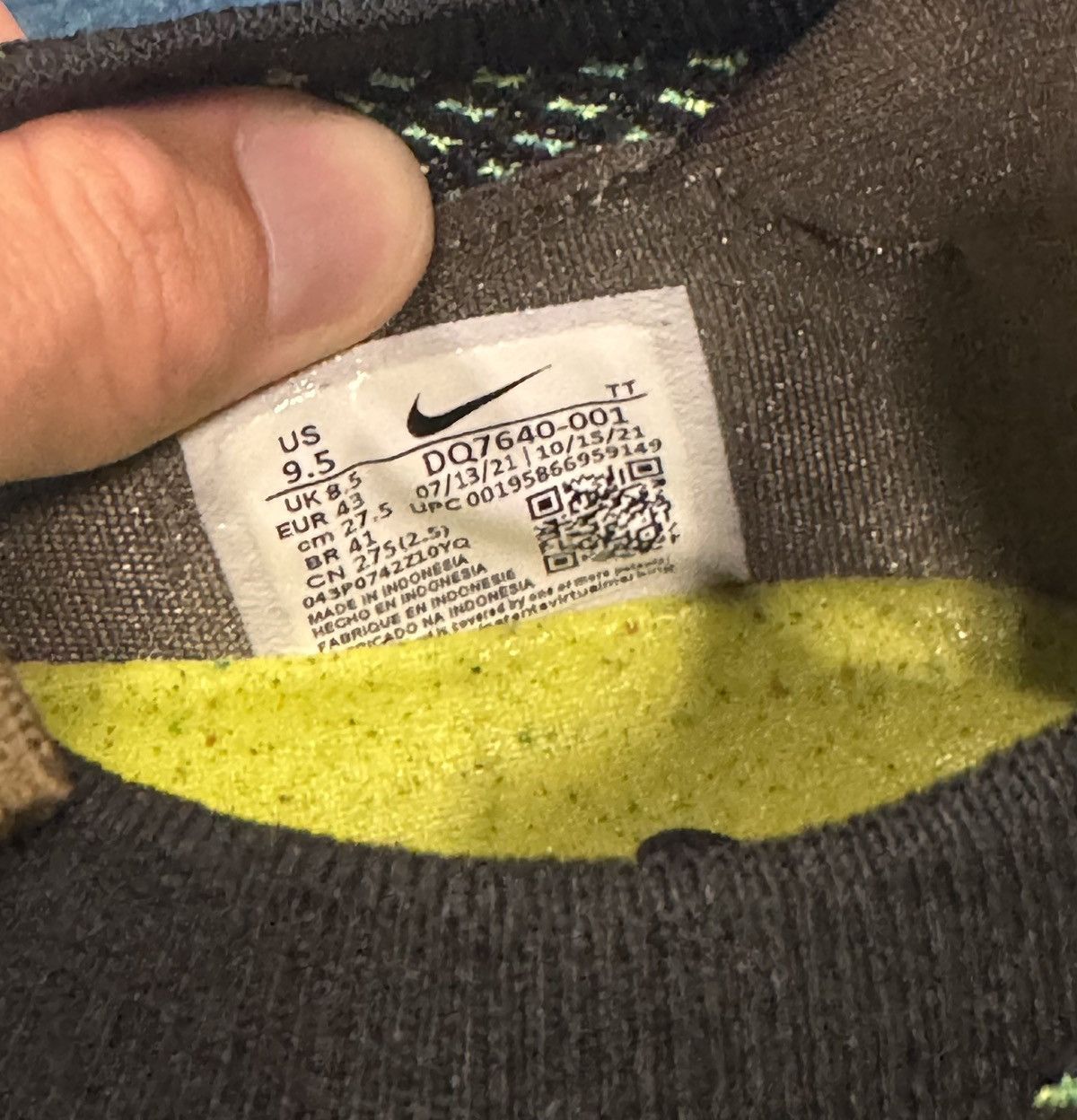 Nike Nike VAPORMAX FK 2021 chlorophyll flyknit Size US 9.5 / EU 42-43 - 2 Thumbnail