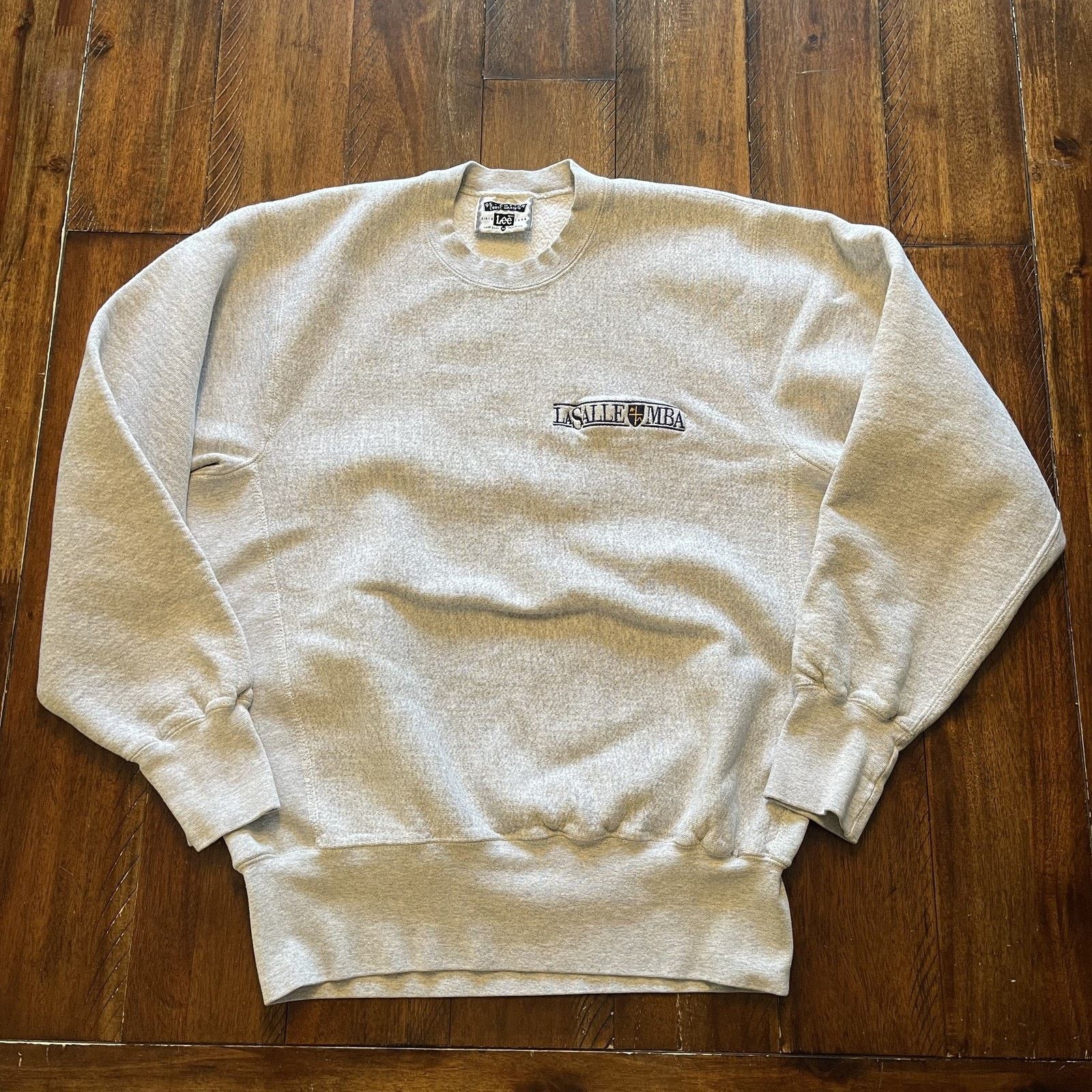 Lee Vtg Lee Sweatshirt M La Salle MBA Crewneck Pullover USA 90s Size US M / EU 48-50 / 2 - 2 Thumbnail