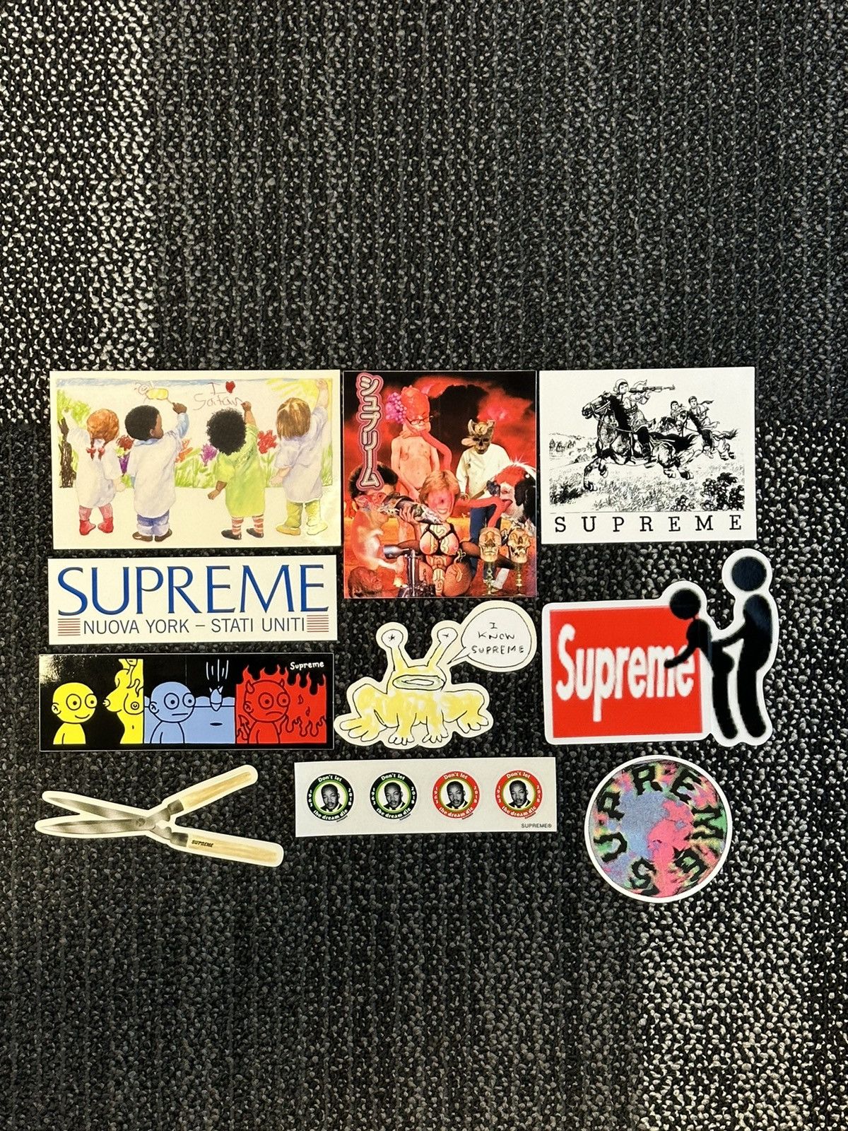 10x Supreme Stickers Lot