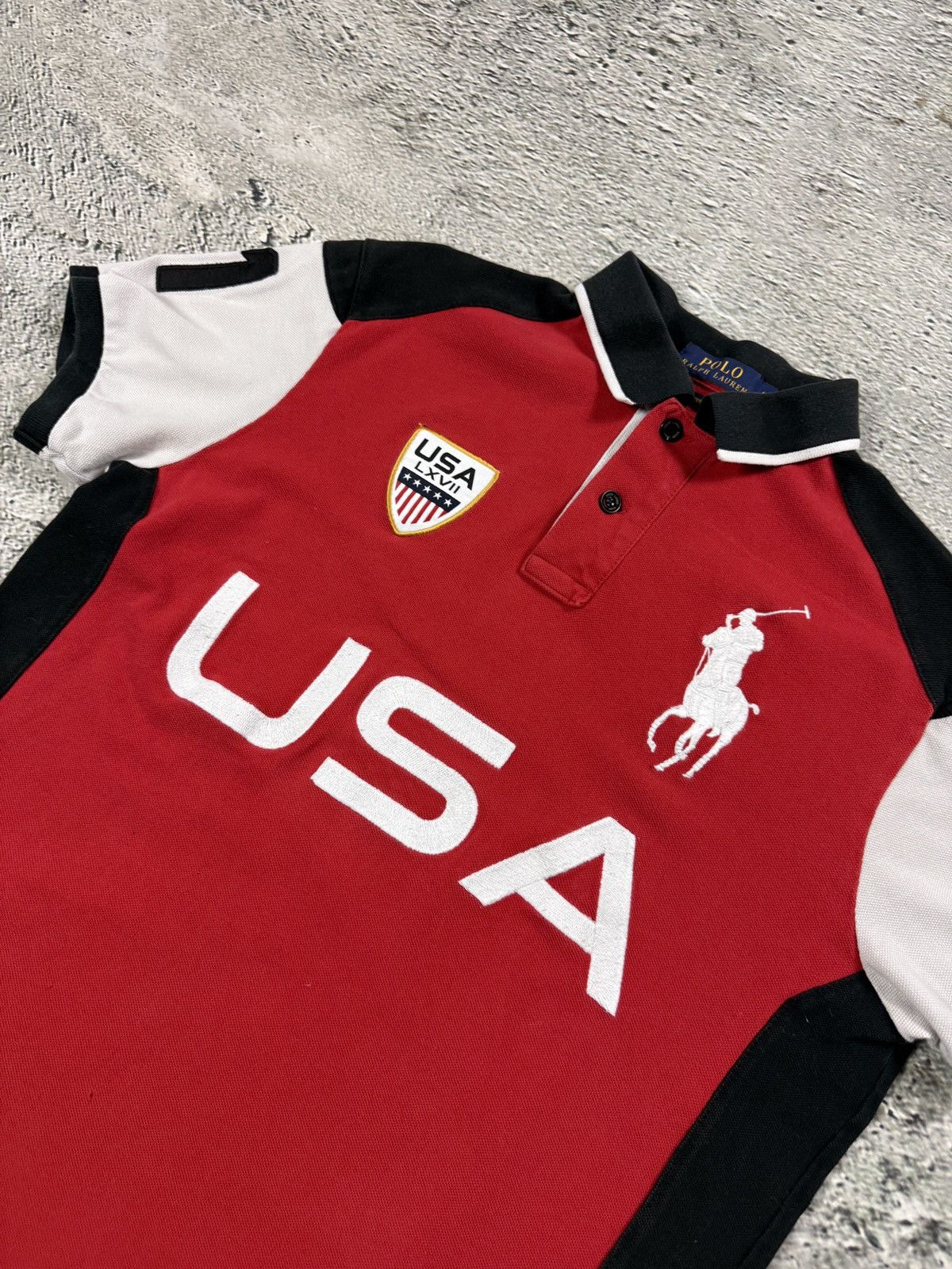 Ralph Lauren Chief Keef Polo Ralph Lauren red USA big pony Size US M / EU 48-50 / 2 - 2 Thumbnail