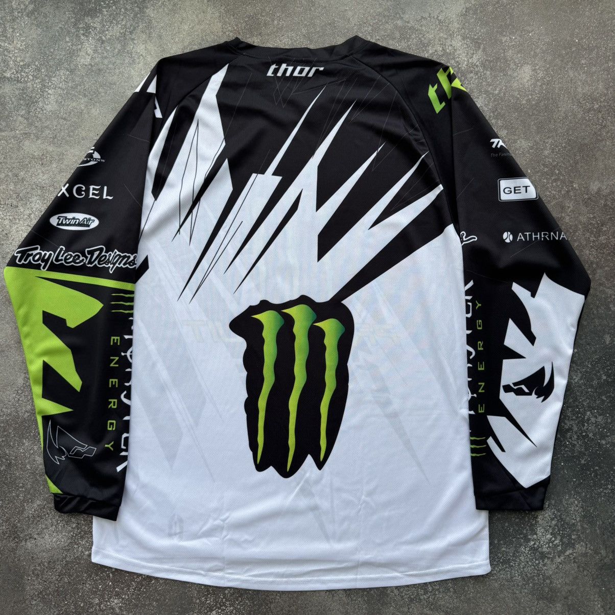 A$AP Rocky Monster Energy Vintage Y2K ASAP Rocky Style Racing Jersey Size US XL / EU 56 / 4 - 8 Thumbnail