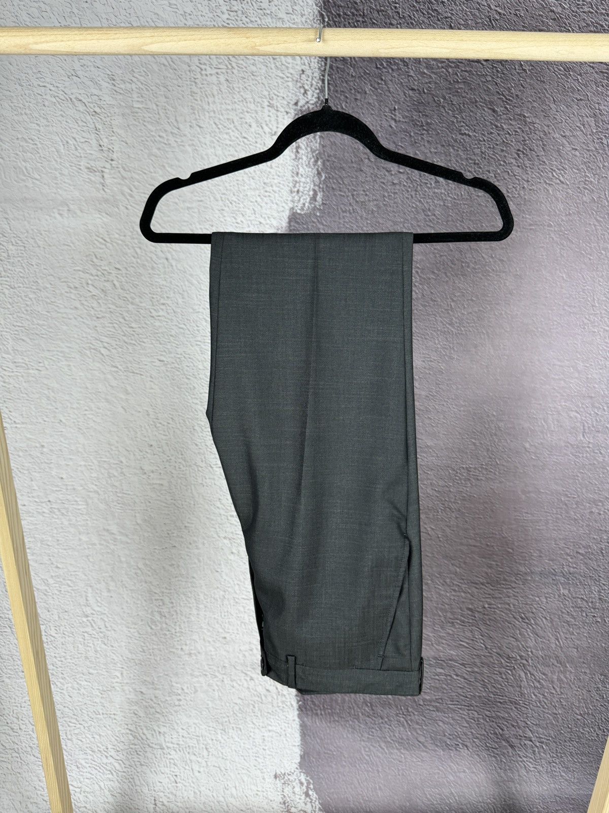 Nazareno Gabrielli BNWT Nazareno Gabrielli 2 pcs Panda grey 2 button wool suit Size 42R - 17 Thumbnail
