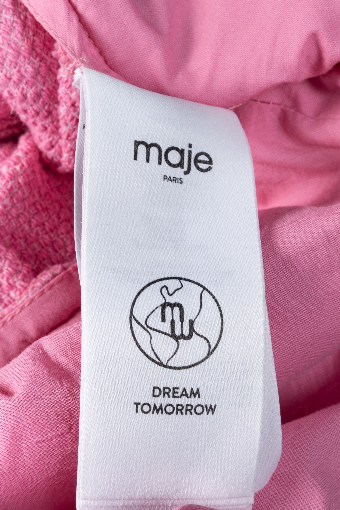 Maje Maje Rose Cotton-Tweed Braided-Trim Wide-Leg Pant Suit Size 26" / US 2 / IT 38 - 11 Thumbnail