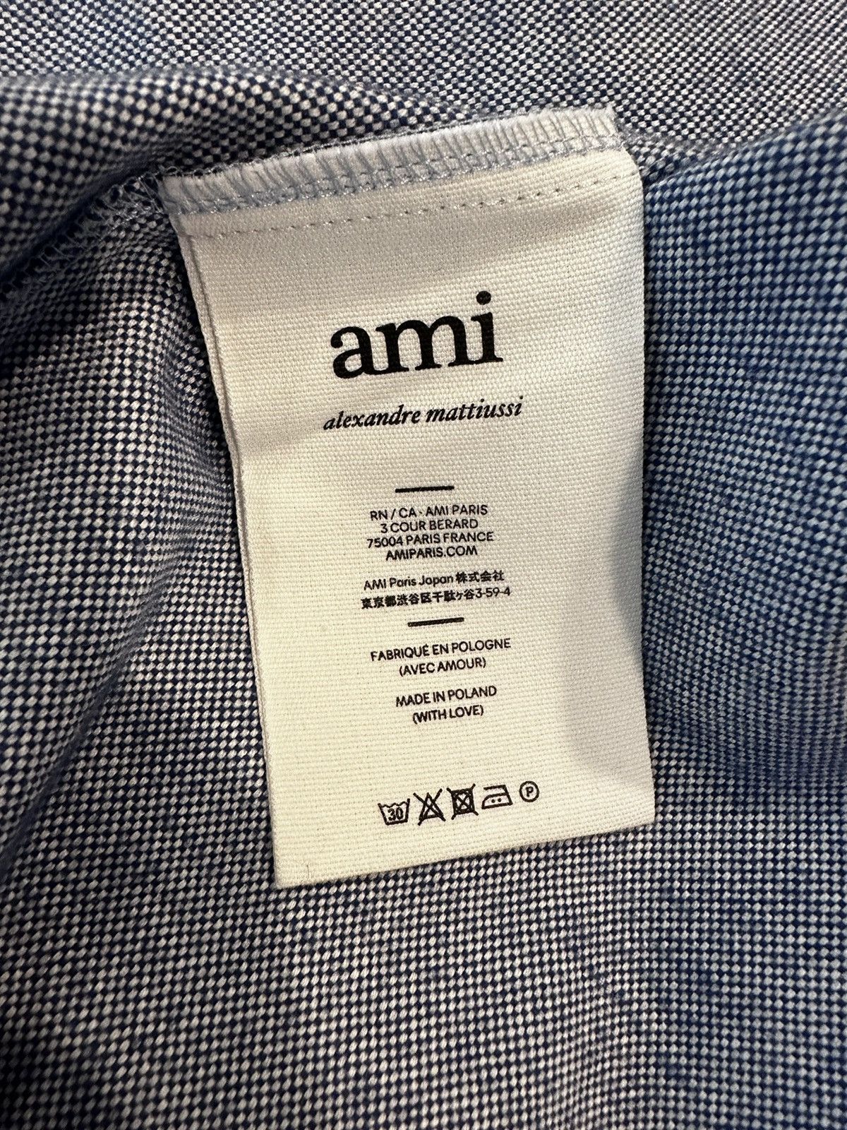 AMI AMI Embroidered Shirt Size US S / EU 44-46 / 1 - 3 Thumbnail