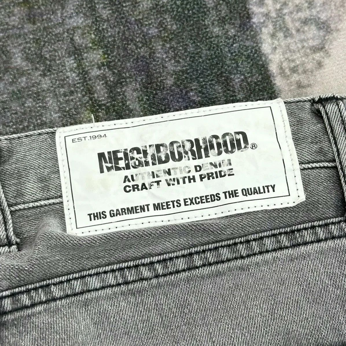 Neighborhood NEIGHBORHOOD 19SS Ripped Washed Jeans. Size US 31 - 6 Thumbnail