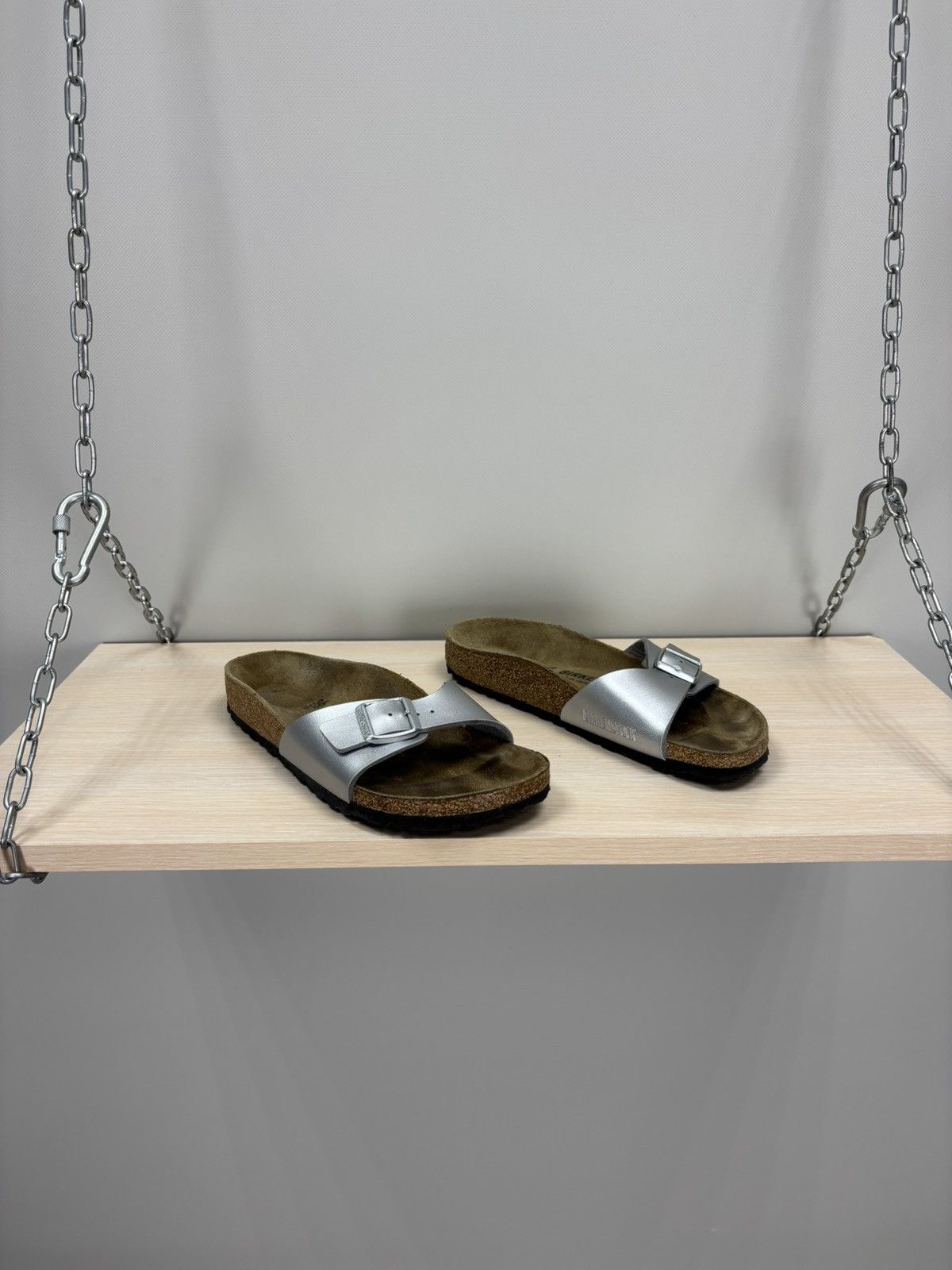 Birkenstock Womens slippers Birkenstock Size 36 Color Gray Size US 6 / IT 36 - 1 Thumbnail