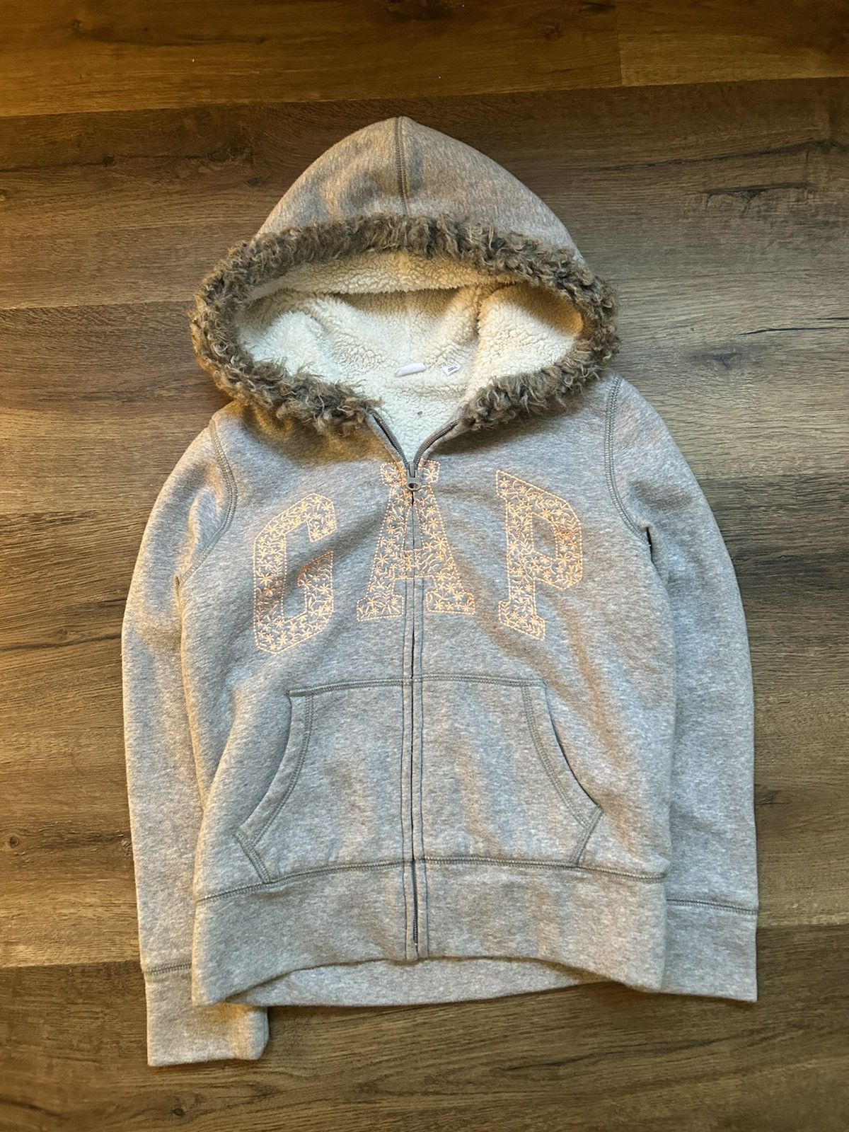 Gap Gap zip up fur hood Size XS / US 0-2 / IT 36-38 - 1 Thumbnail