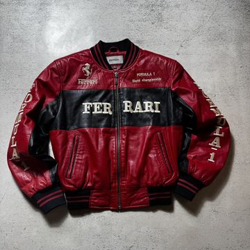 Red Hot Ferrari Formula 1 Bomber – Iconic Racing Vibes