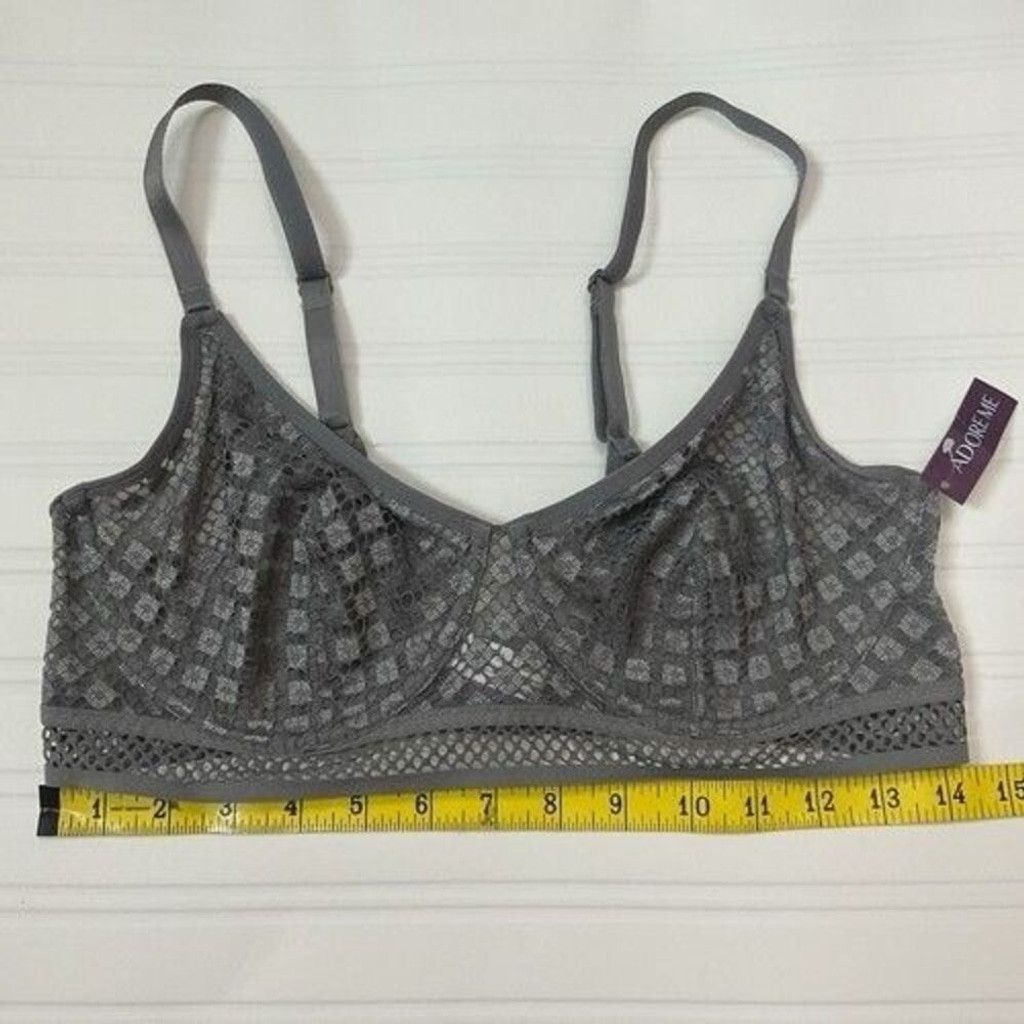 Other NWT Adore Me Lace Unlined Cups Underwire Bra Women Size 36D Size ONE SIZE - 5 Thumbnail