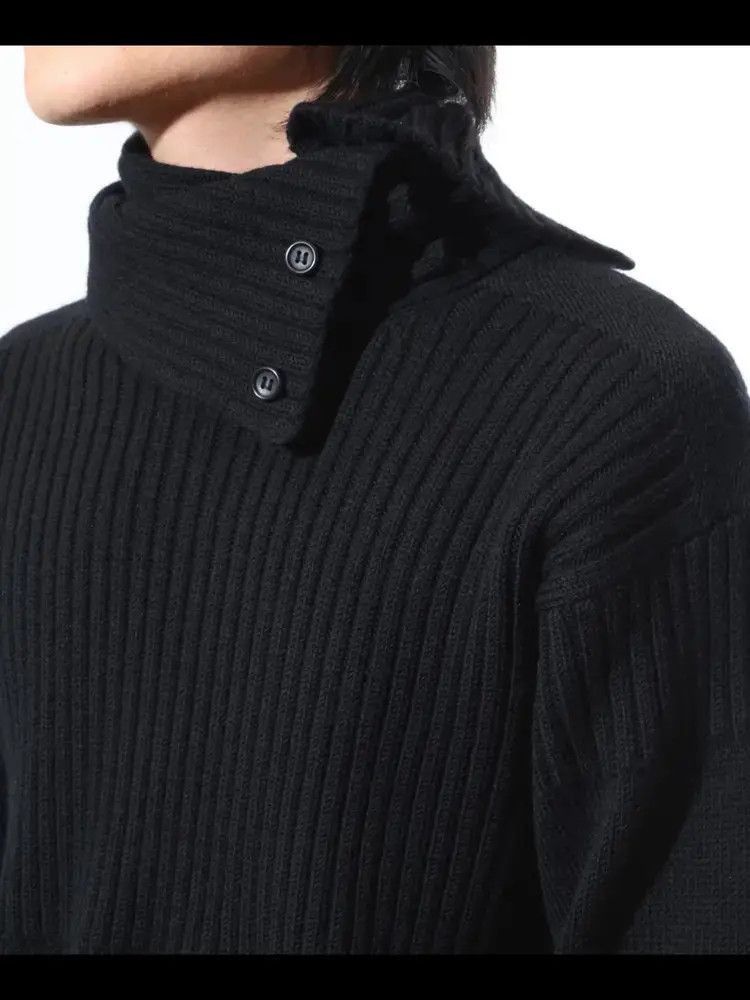 Yohji Yamamoto Yohji Yamamoto Y's Button Neck Knitwear-2505 Size US M / EU 48-50 / 2 - 9 Thumbnail