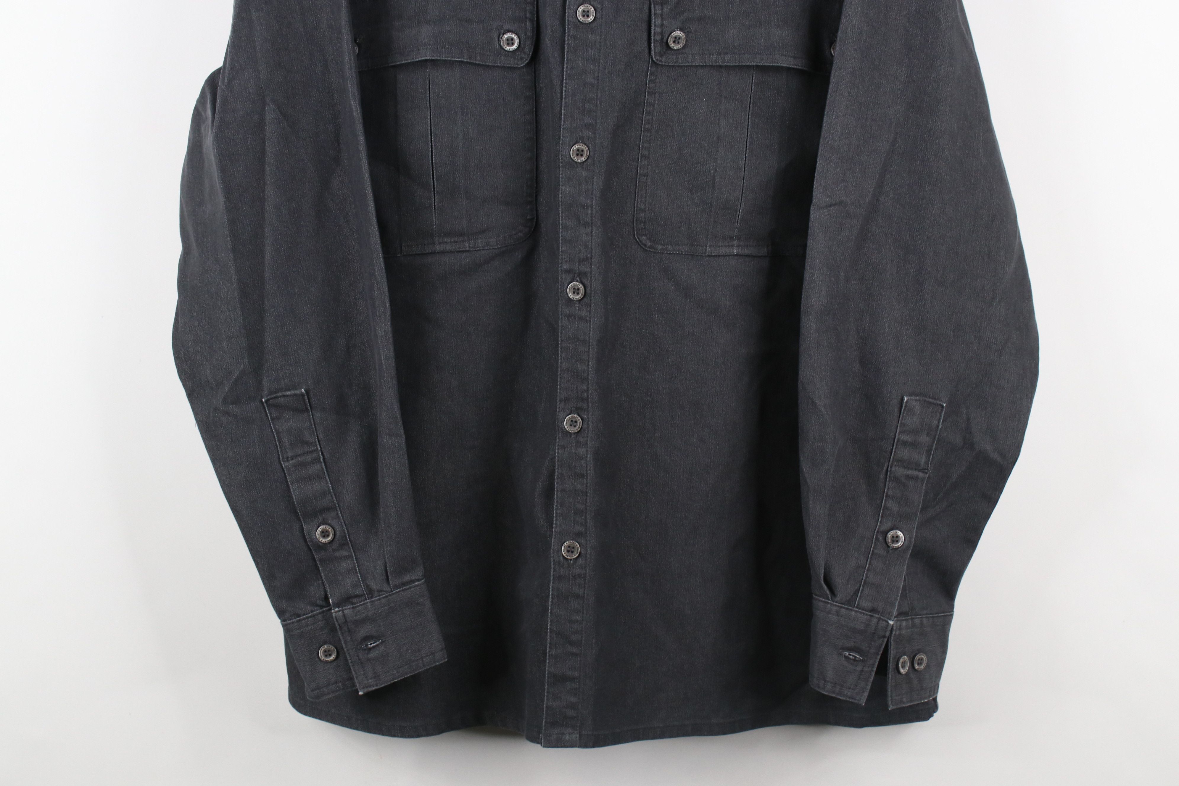 Tilley × Vintage Vintage Tilley Endurables Stretch Safari Denim Button Shirt Size US L / EU 52-54 / 3 - 3 Thumbnail