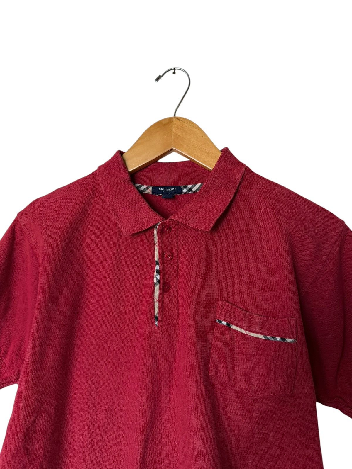 Burberry Vintage Burberry London Short Sleeve Collar Shirt Size US M / EU 48-50 / 2 - 4 Thumbnail