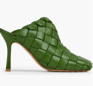 image of Bottega Veneta O1Loc1C0324 729748 Stretch Mule Shoess In Green Shoes, Women's