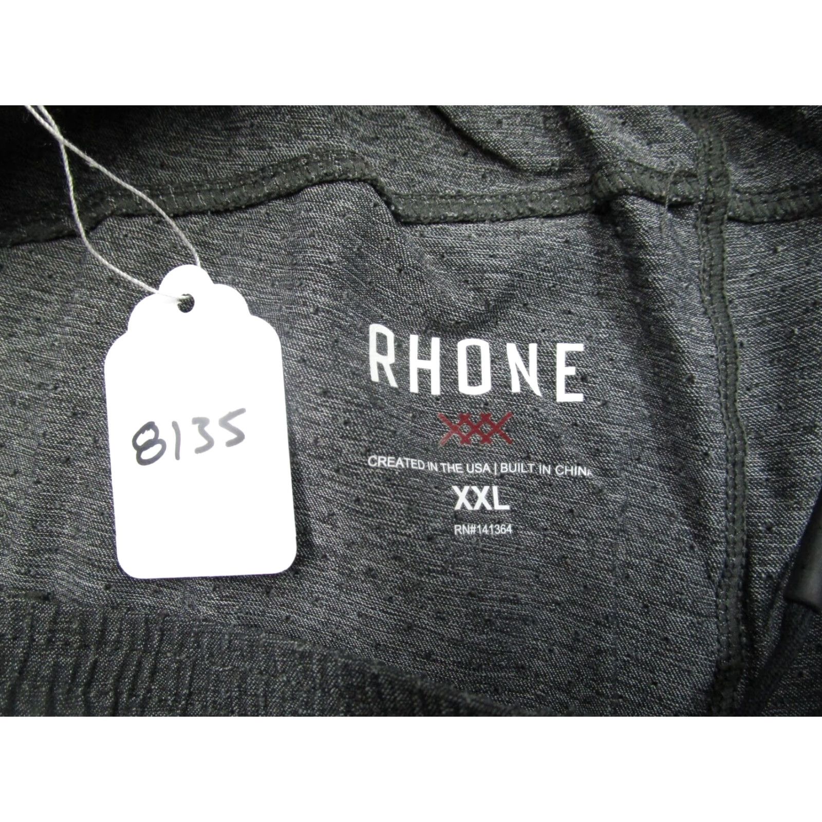 Rhone Rhone Men Shorts 2XL Gray Athletic Lightweight Performance Training Gym Run Tennis Pocket Drawstring Elastic Waist Moisture Wicking Size US 39 - 7 Thumbnail
