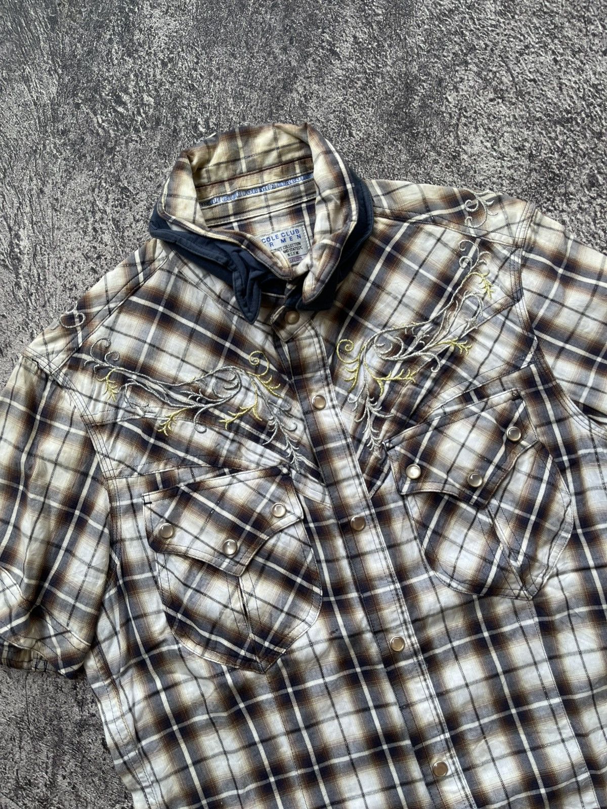 Japanese Brand Nicole club for men tribal poem shirt Size US M / EU 48-50 / 2 - 3 Thumbnail