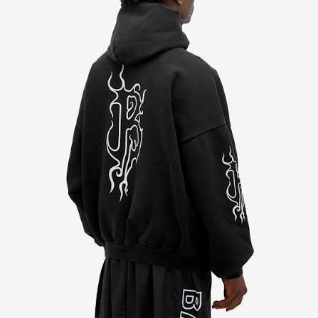 Balenciaga Balenciaga Men's Darkwave Popover Hoodie Size US XXL / EU 58 / 5 - 3 Thumbnail