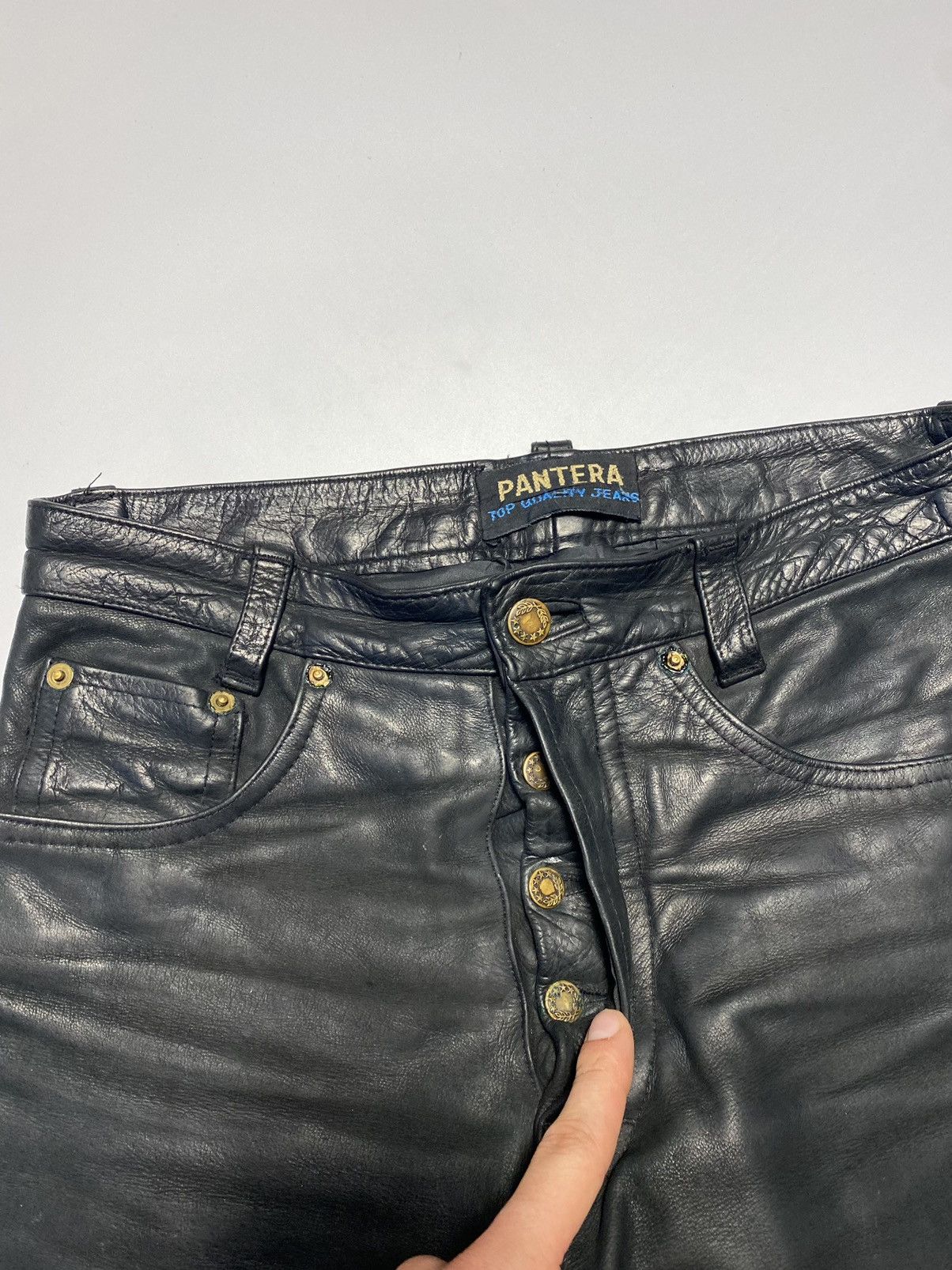 Genuine Leather Vintage Leather Pants Motorcycle Trousers Size 30 Marlboro Size US 30 / EU 46 - 11 Thumbnail
