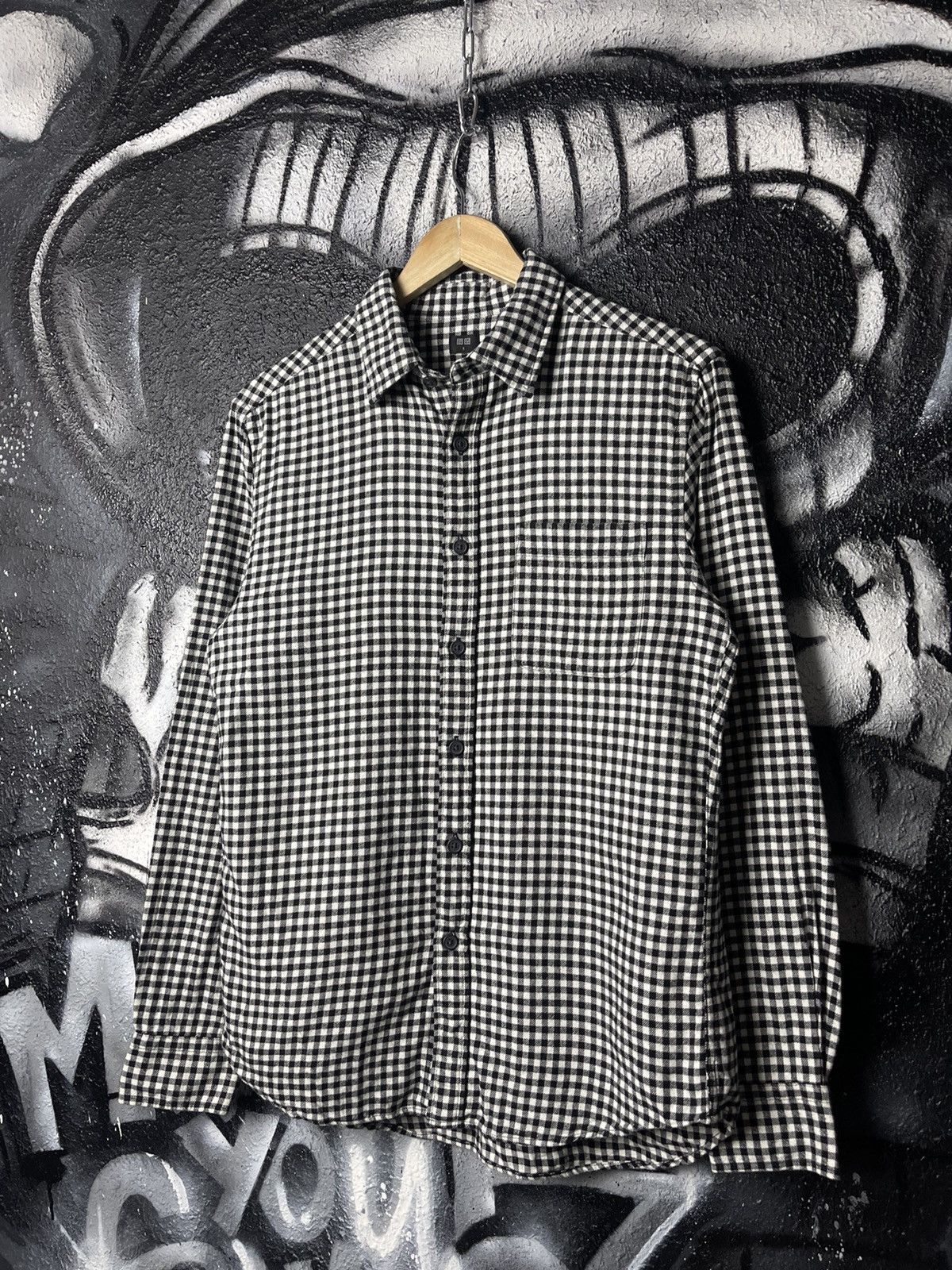 Japanese Brand × Uniqlo Uniqlo Flannel Plaid Shirt Men’s Size Small Size US S / EU 44-46 / 1 - 1 Thumbnail
